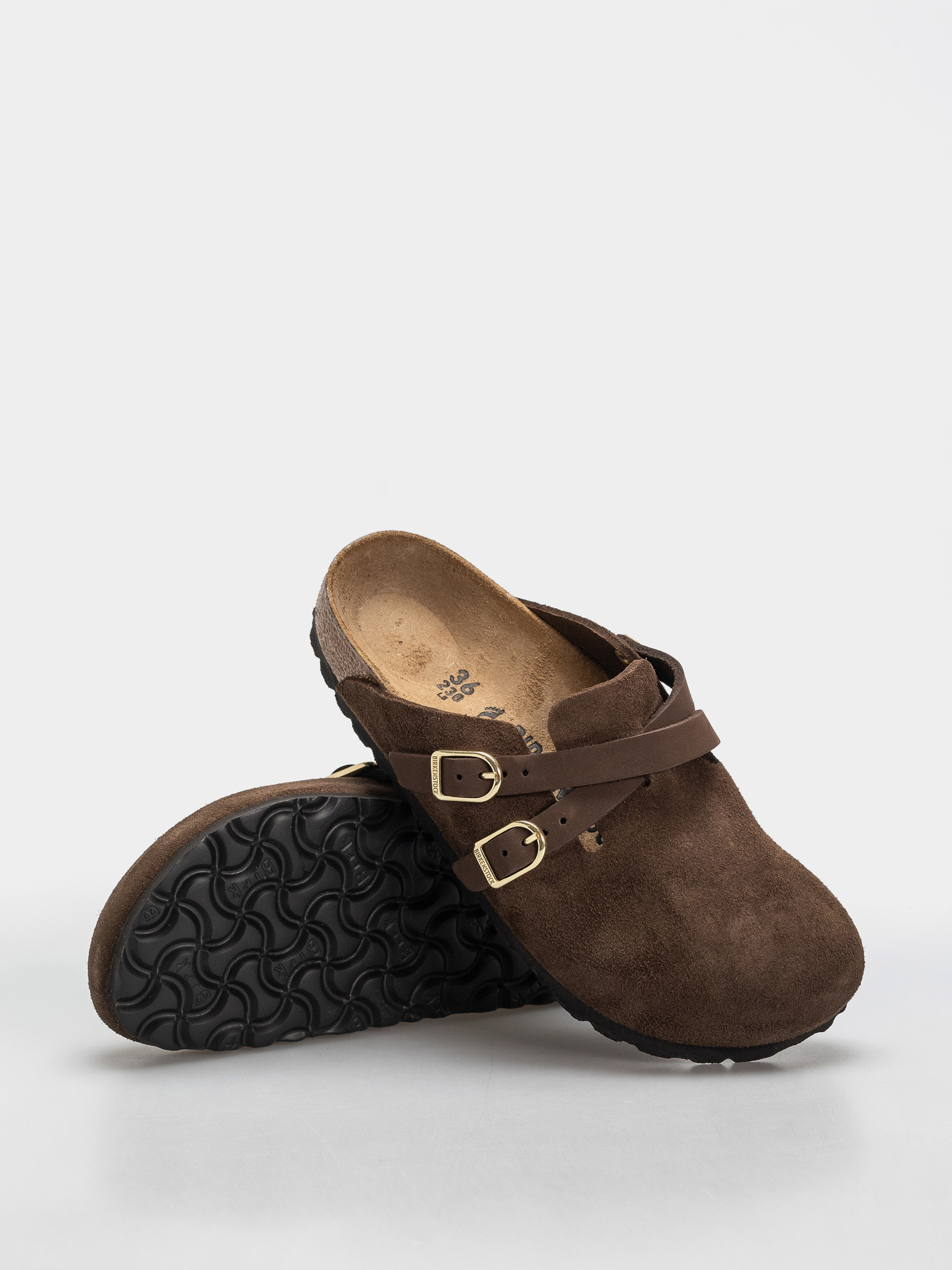 Șlapi Birkenstock Blair Suede Leather Narrow Wmn (carafe)