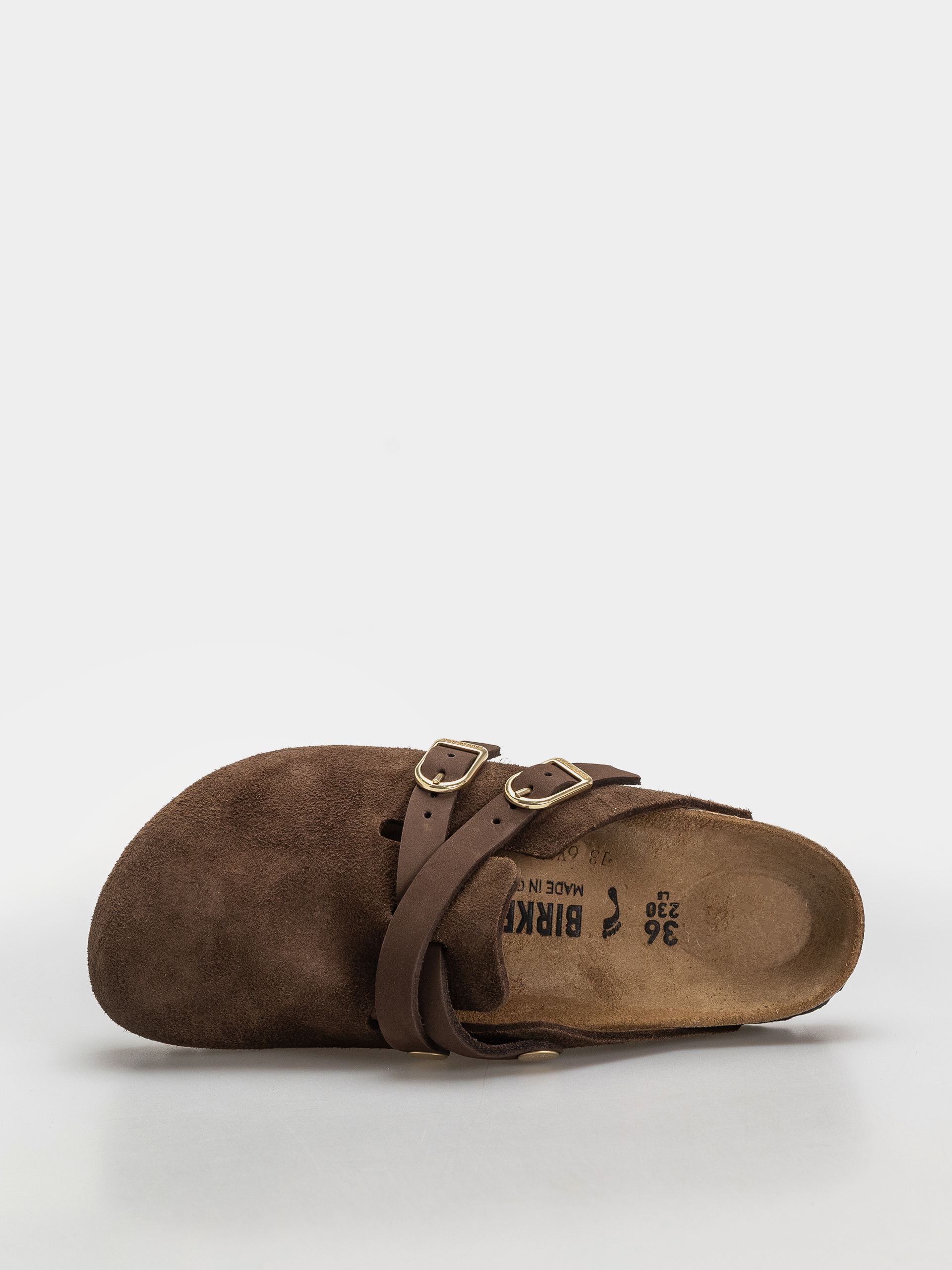 Șlapi Birkenstock Blair Suede Leather Narrow Wmn (carafe)