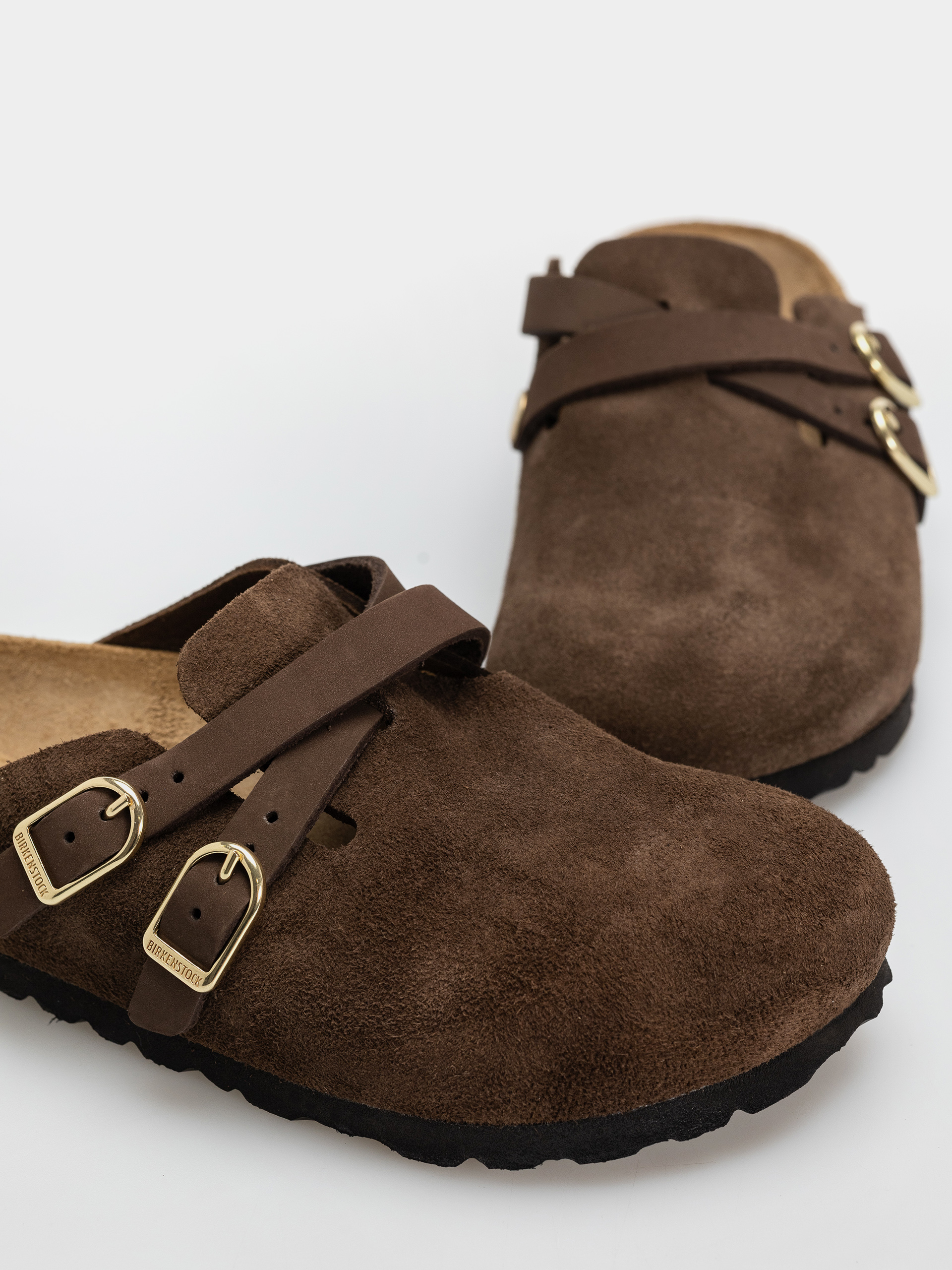 Șlapi Birkenstock Blair Suede Leather Narrow Wmn (carafe)