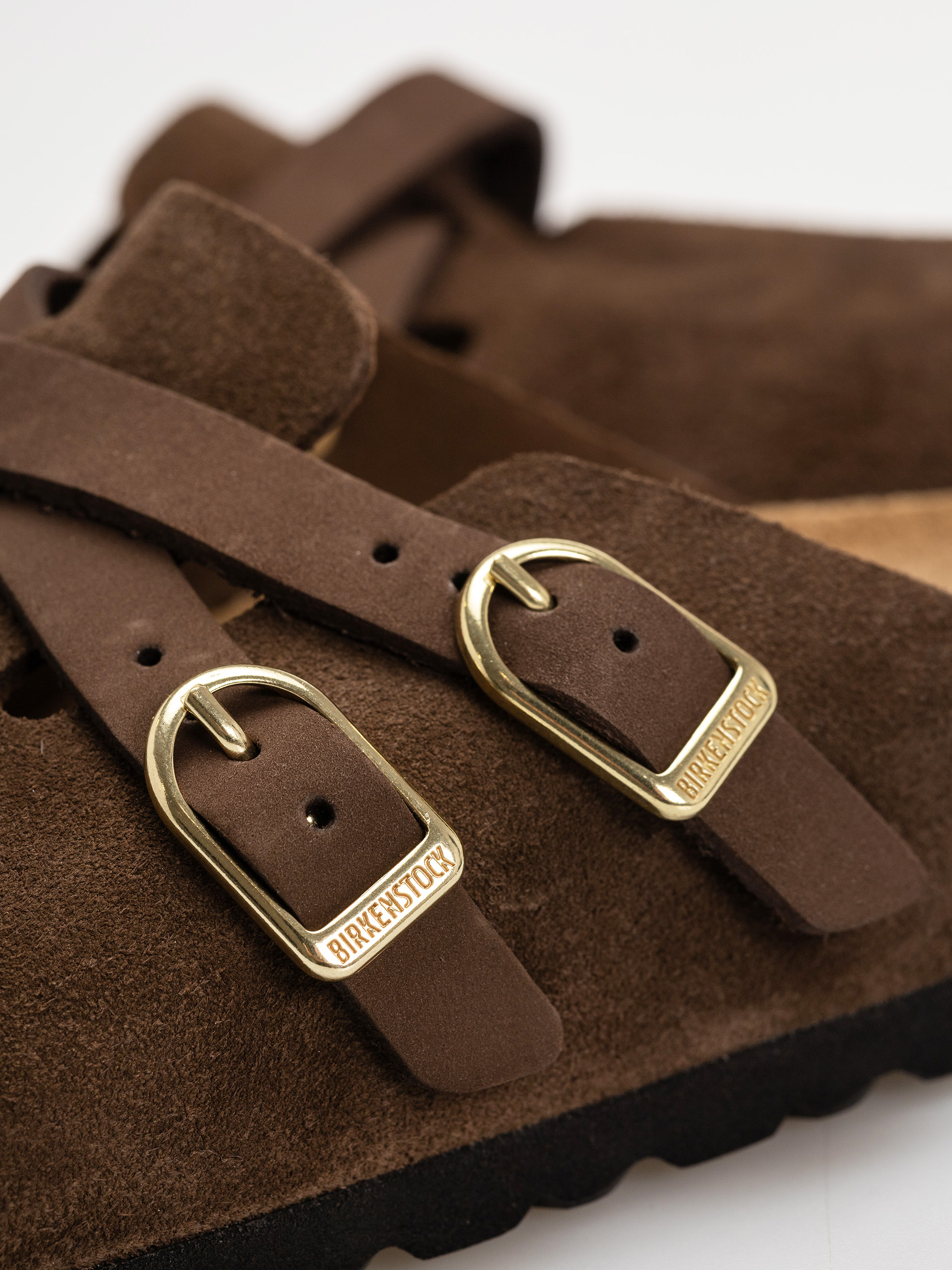 Șlapi Birkenstock Blair Suede Leather Narrow Wmn (carafe)