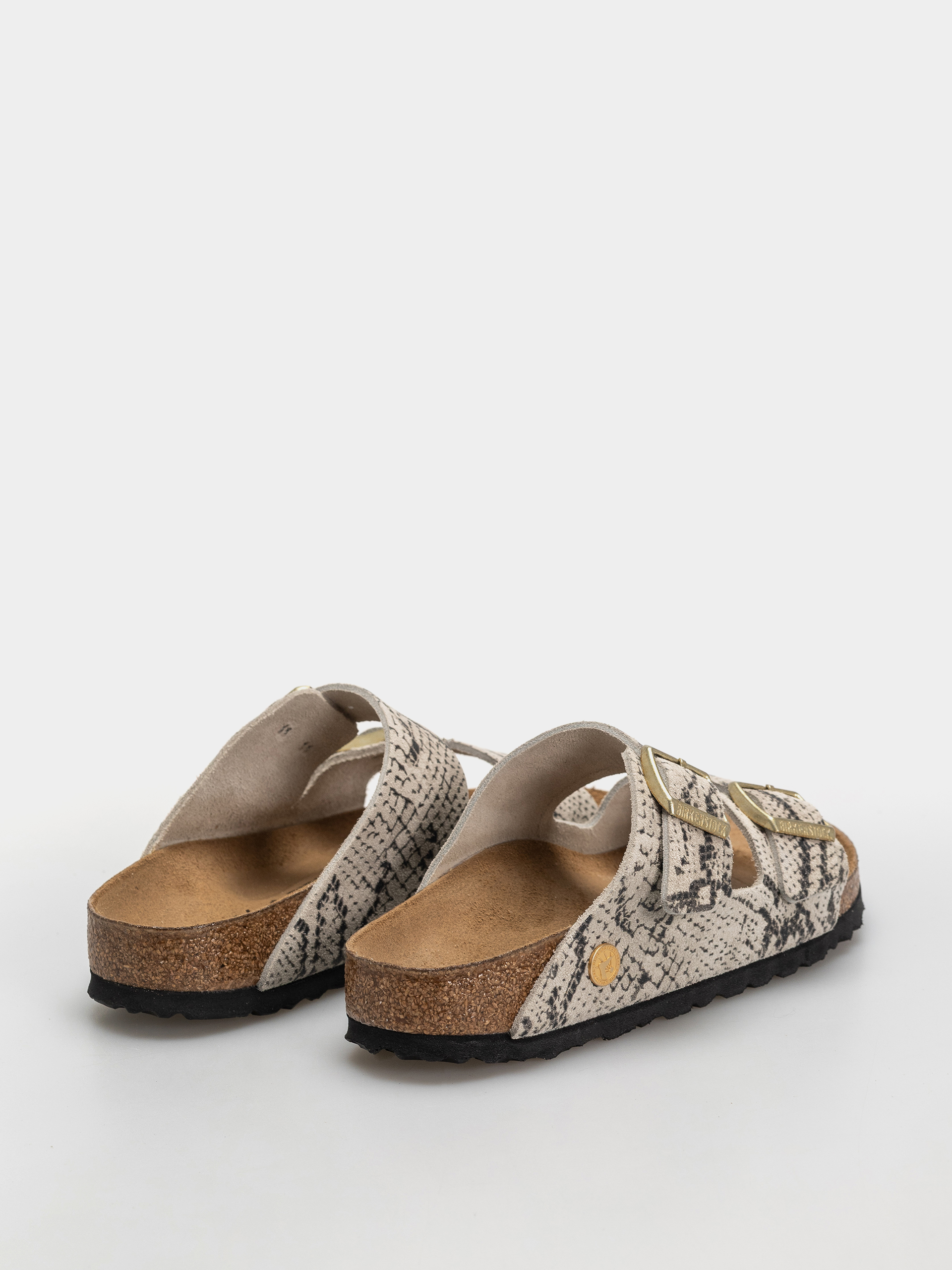 Șlapi Birkenstock Arizona Suede Leather Narrow Wmn (snake oyster)