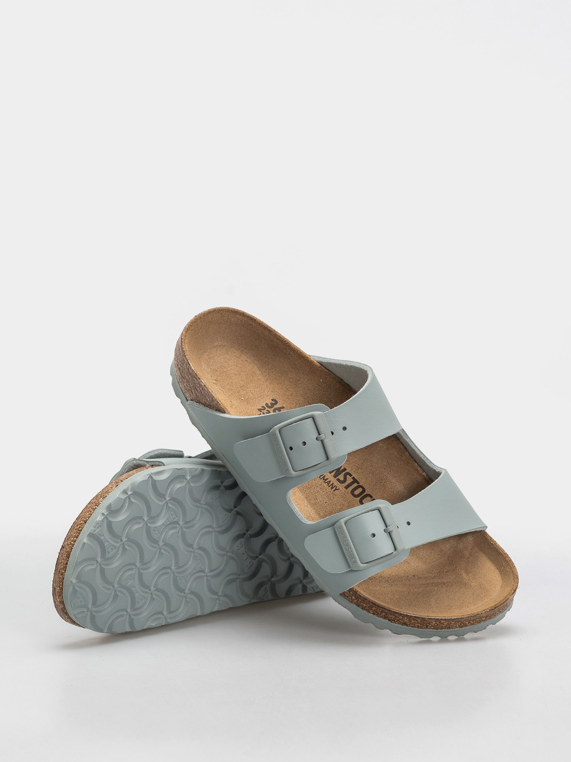 Șlapi Birkenstock Arizona Birko Flor Narrow (pure sage)