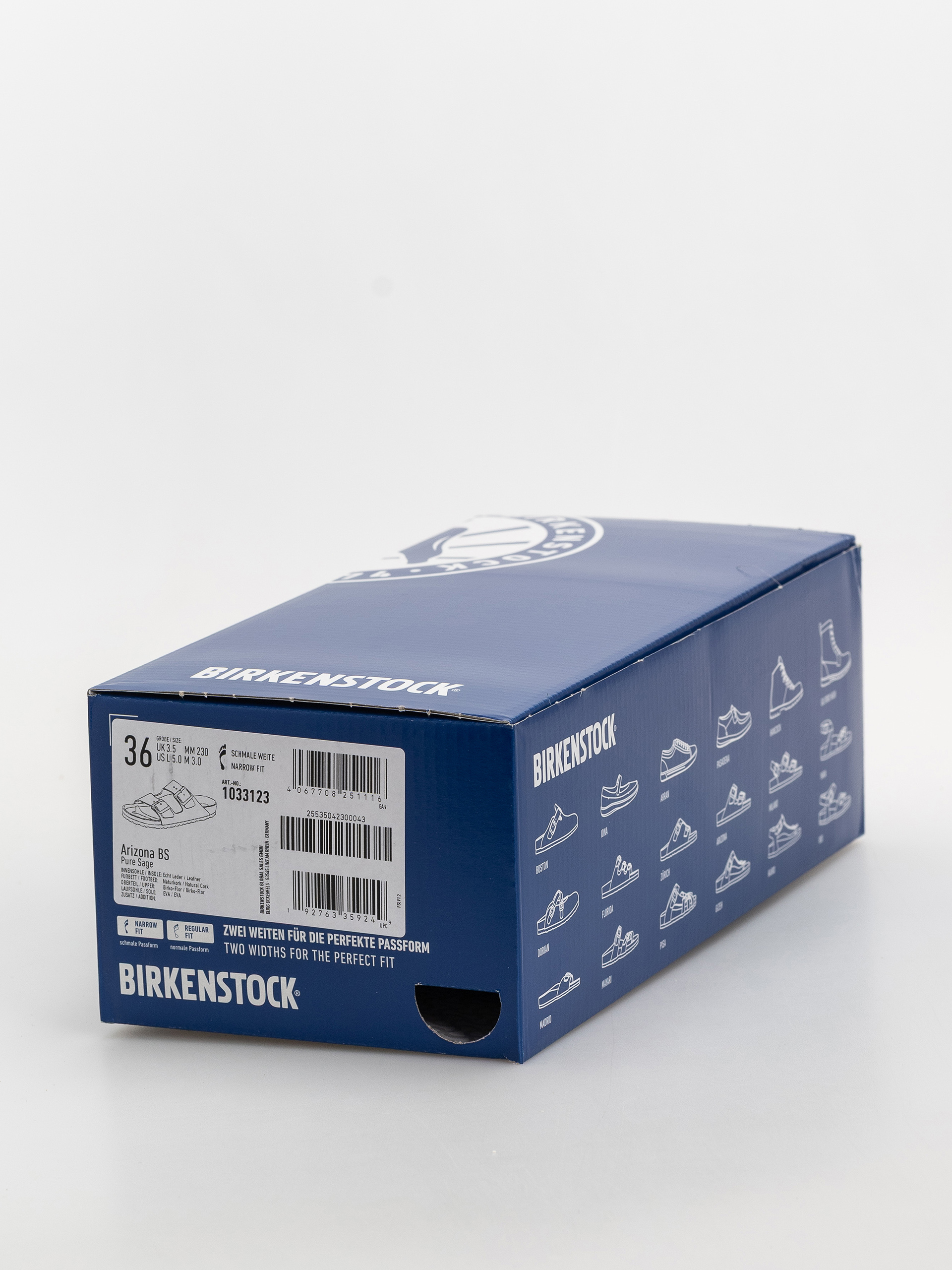 Șlapi Birkenstock Arizona Birko Flor Narrow (pure sage)