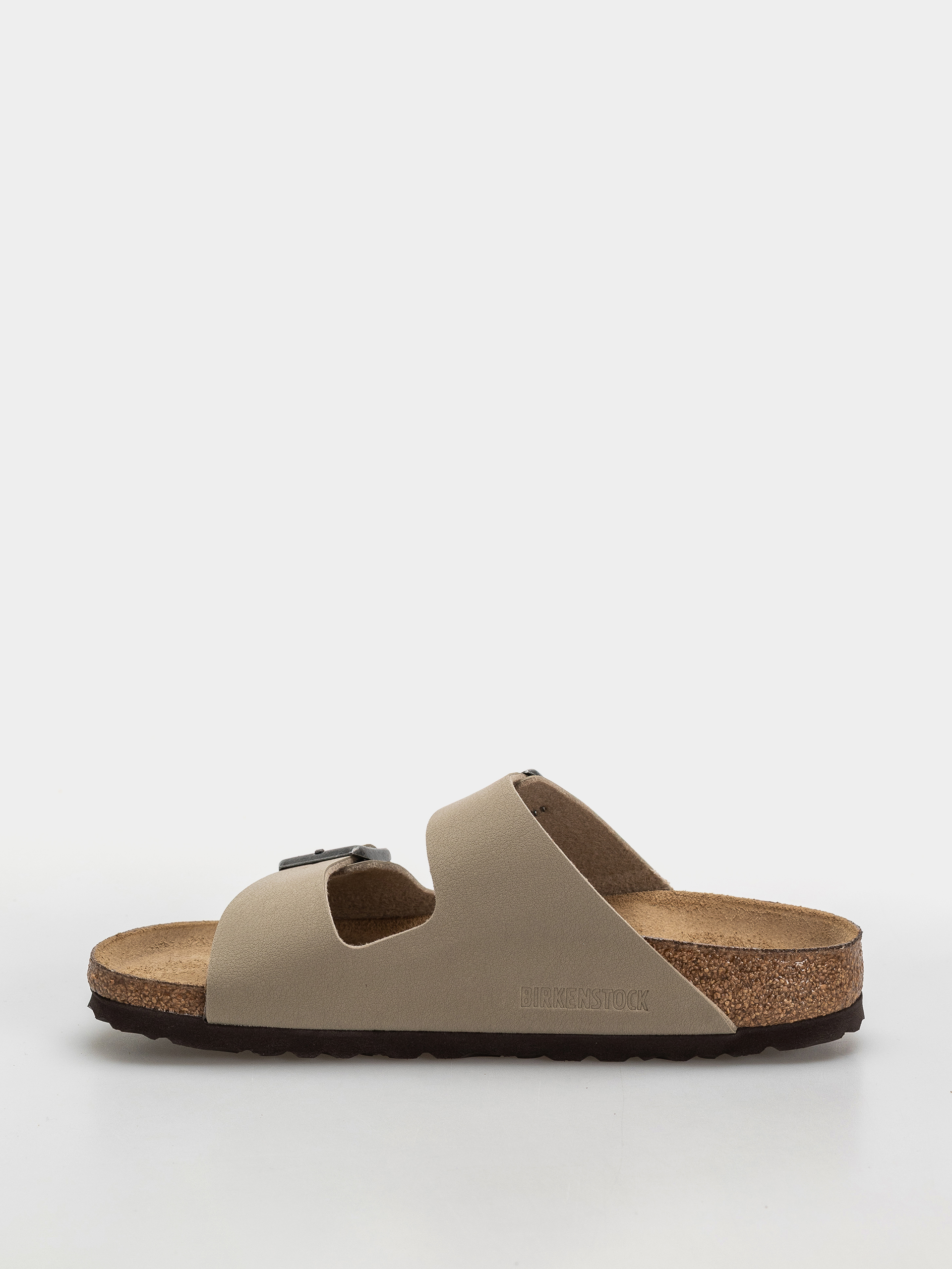 Șlapi Birkenstock Arizona Birko Flor Narrow (faded khaki/dark brown os)