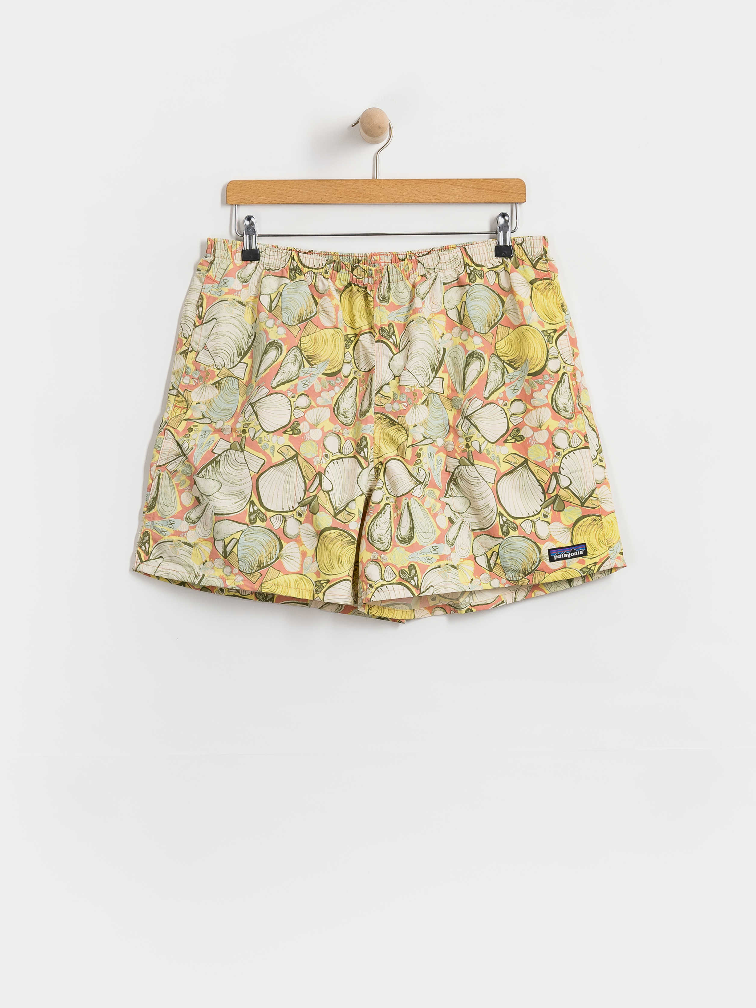 Pantaloni scuru021bi Patagonia Baggies 5in (shelly shelly/mellow melon)