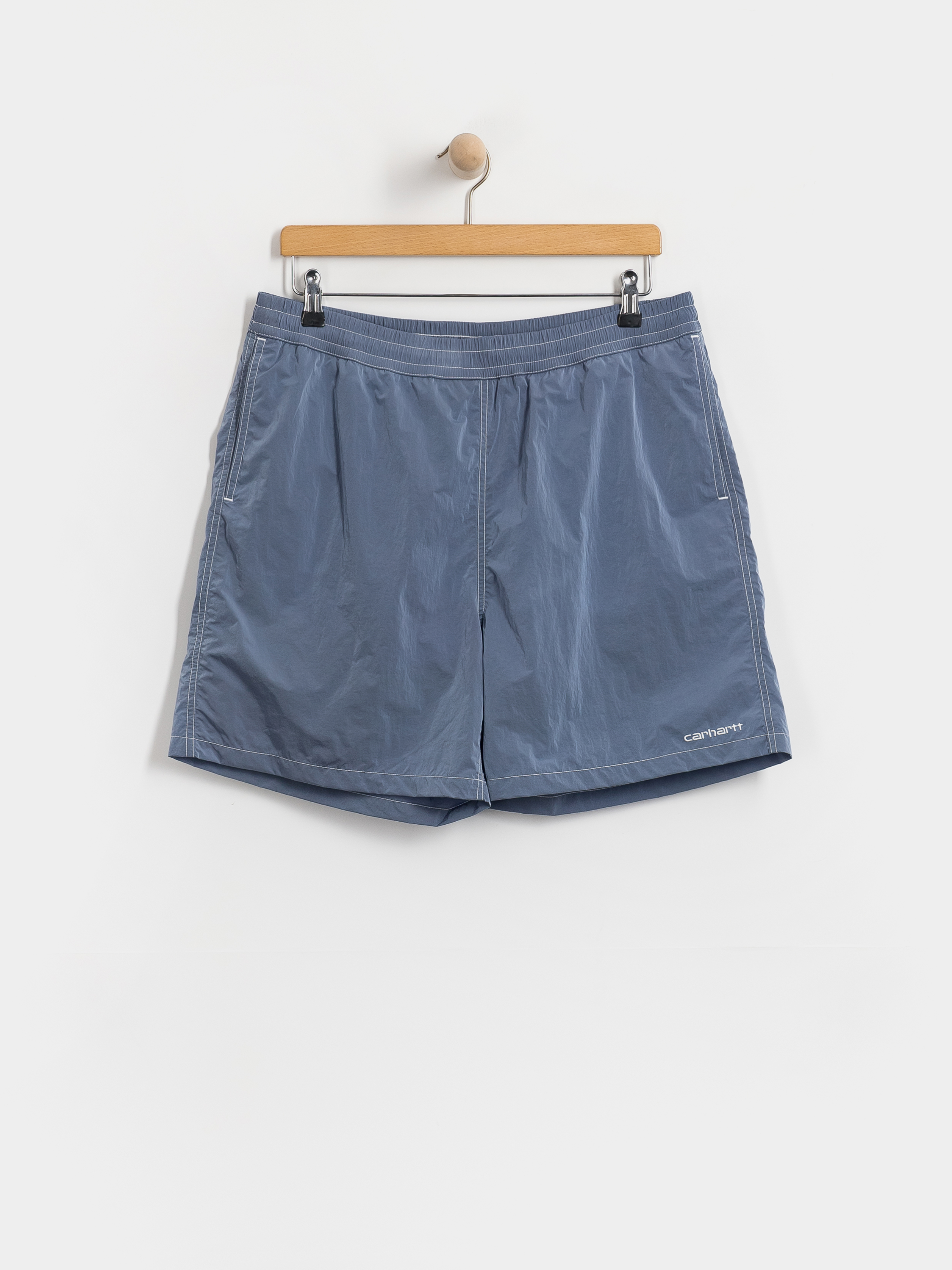 Pantaloni scuru021bi Carhartt WIP Canby Swim (gentle blue/white)