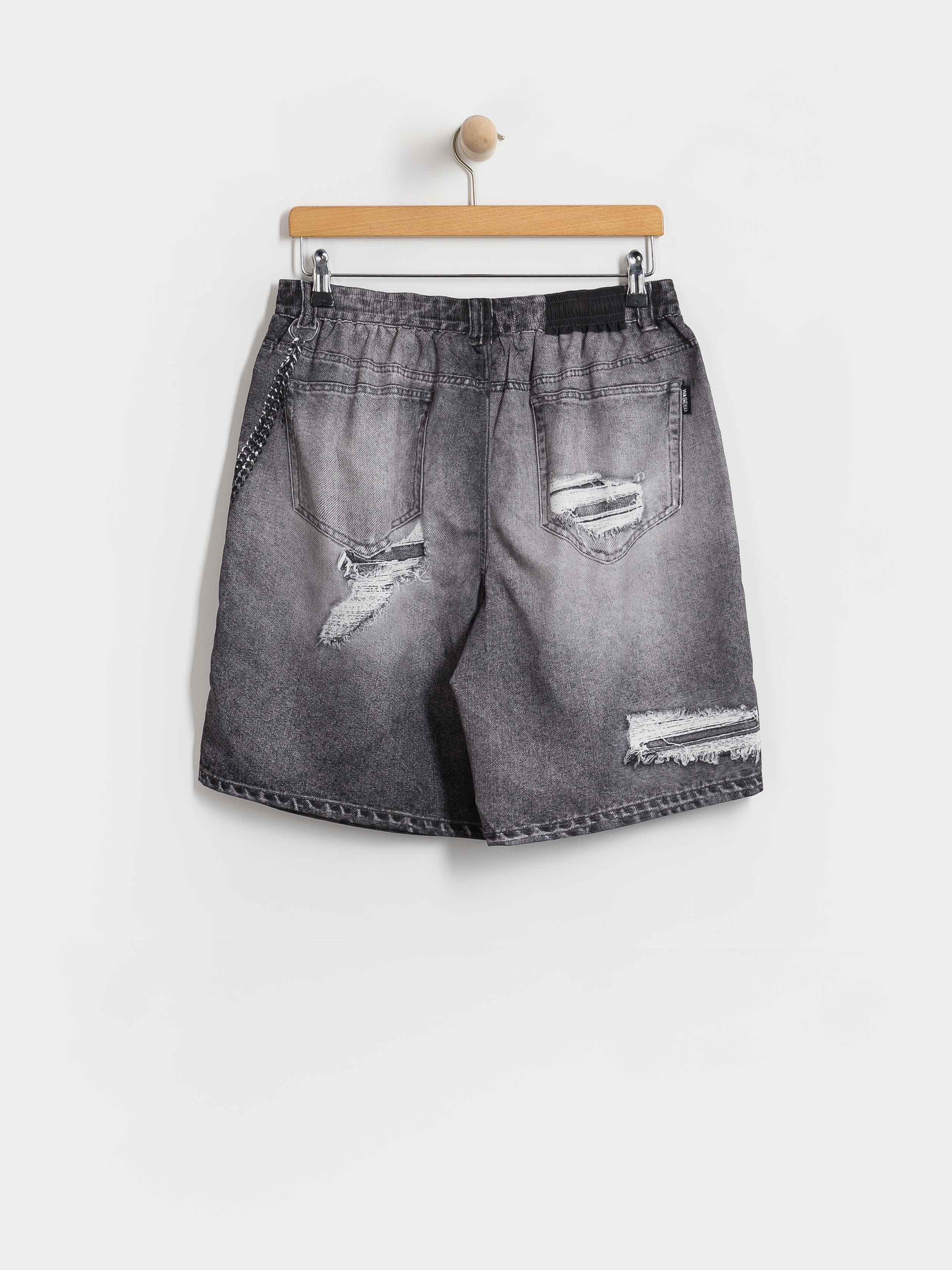 Pantaloni scurți Wasted Paris Destroy Trompe L'Oeil Swimsuit (faded black)