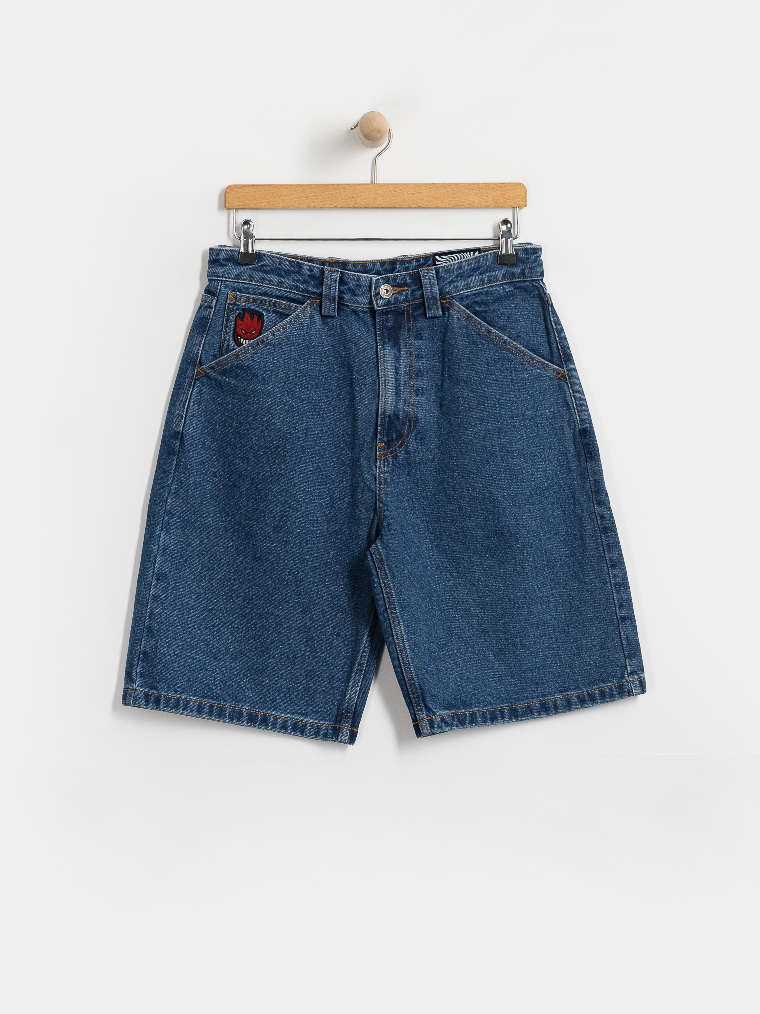 Pantaloni scurți Spitfire Bighead Fill Denim