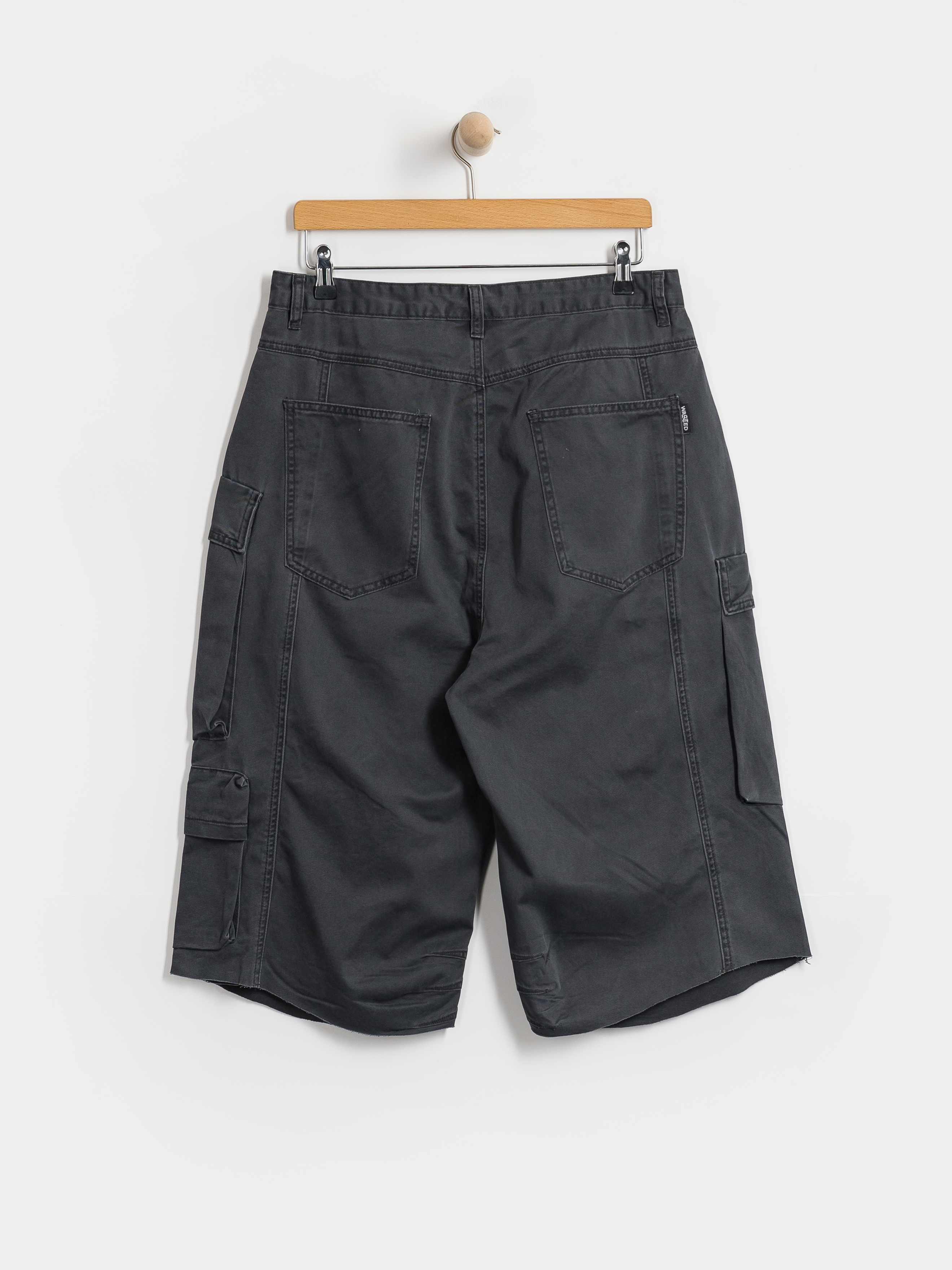 Pantaloni scurți Wasted Paris Grant (faded black)
