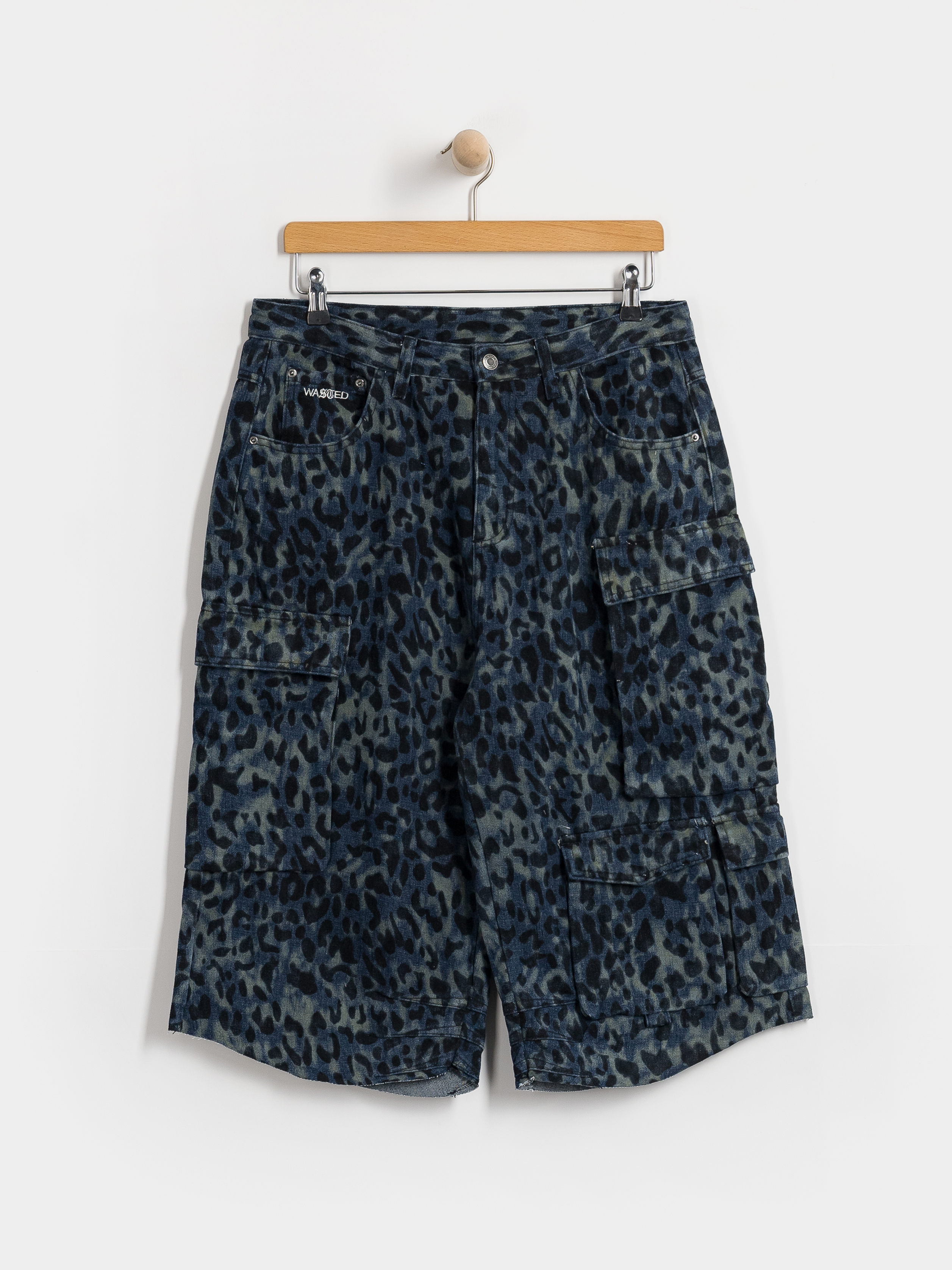 Pantaloni scurți Wasted Paris Cheetah Grant (blue camo)
