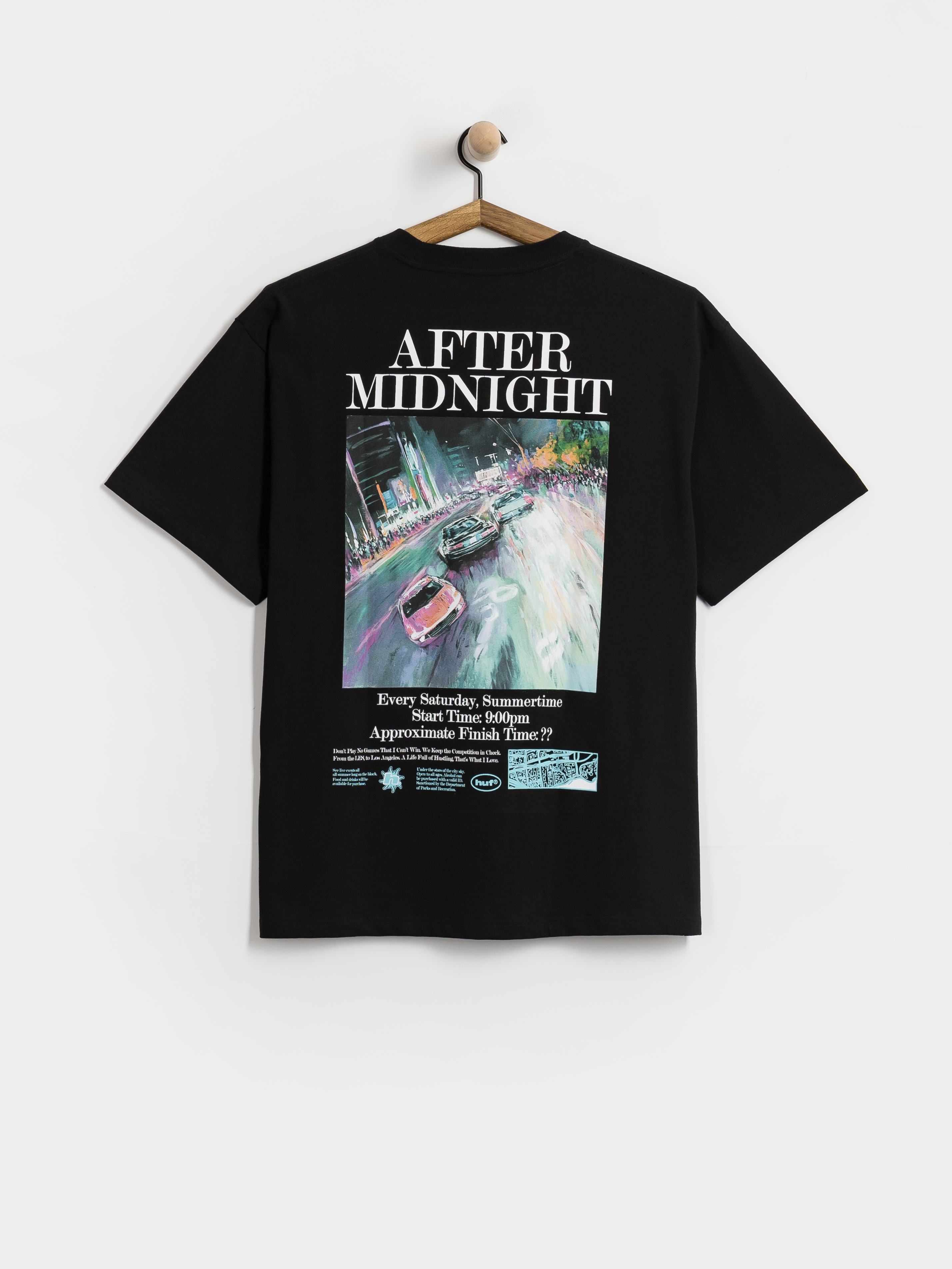 Tricou HUF After Midnight (black)