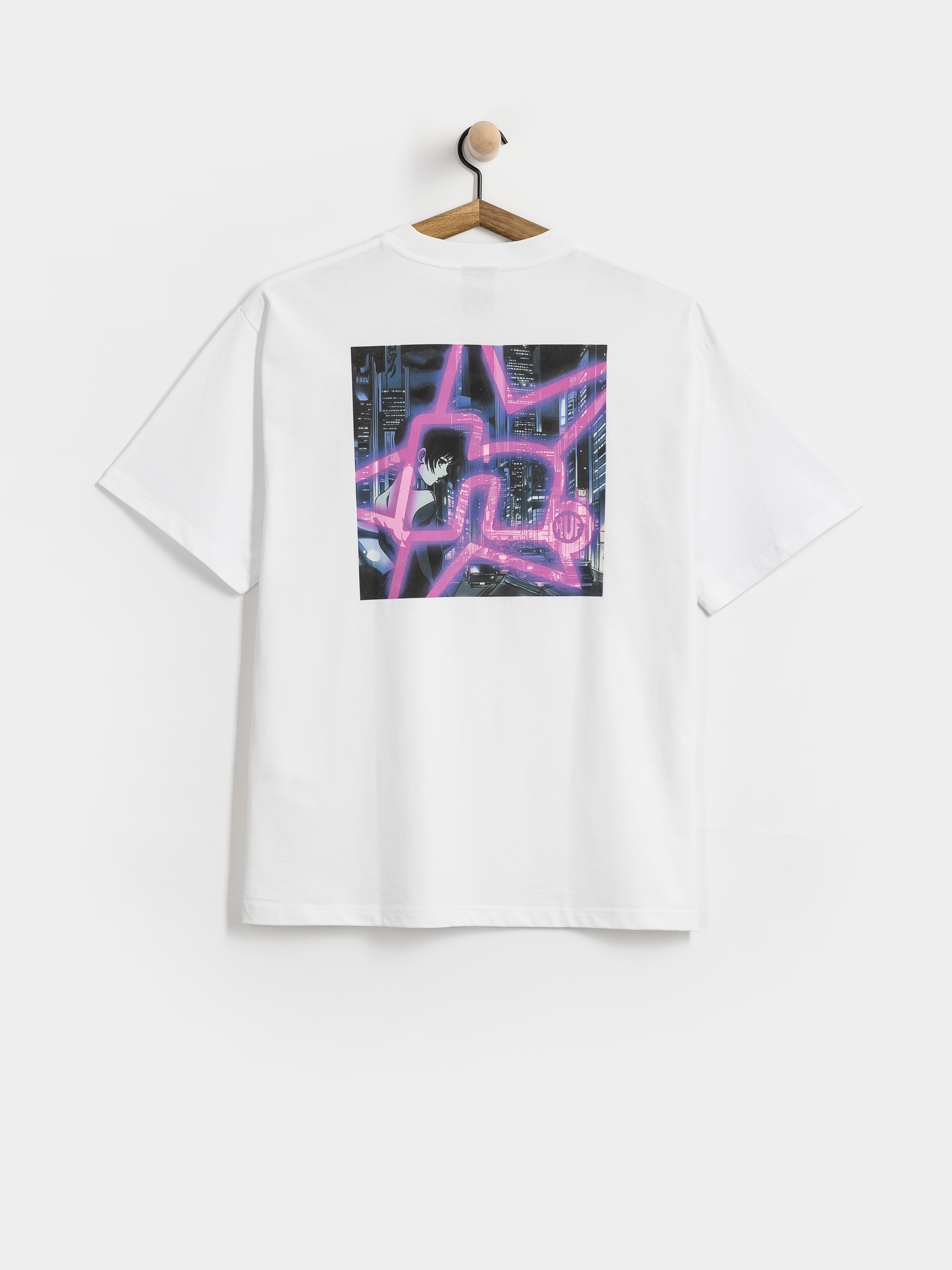 Tricou HUF Cyberpunk (white)