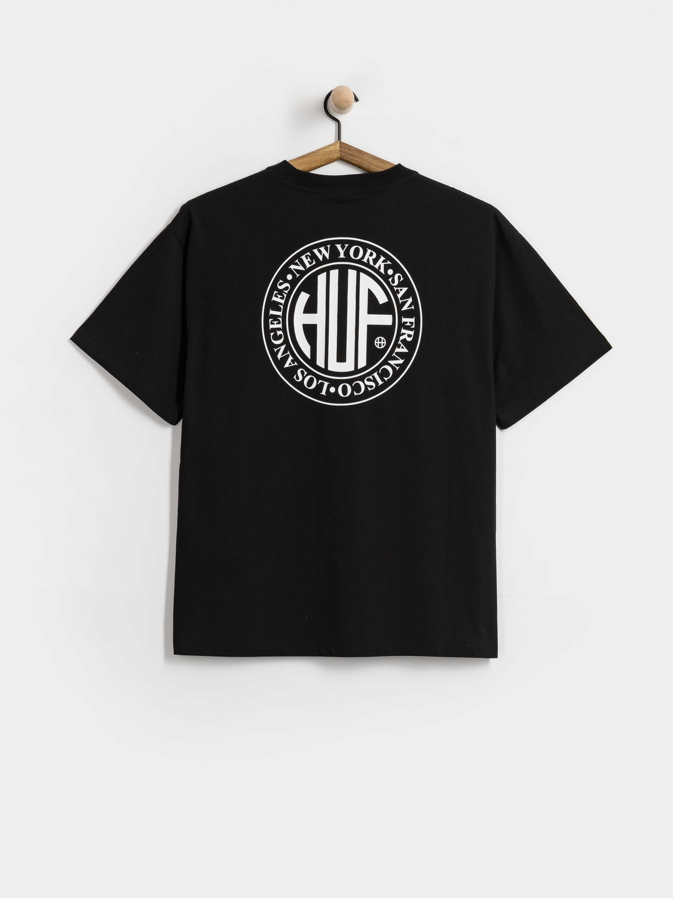 Tricou HUF Regional (black/white)
