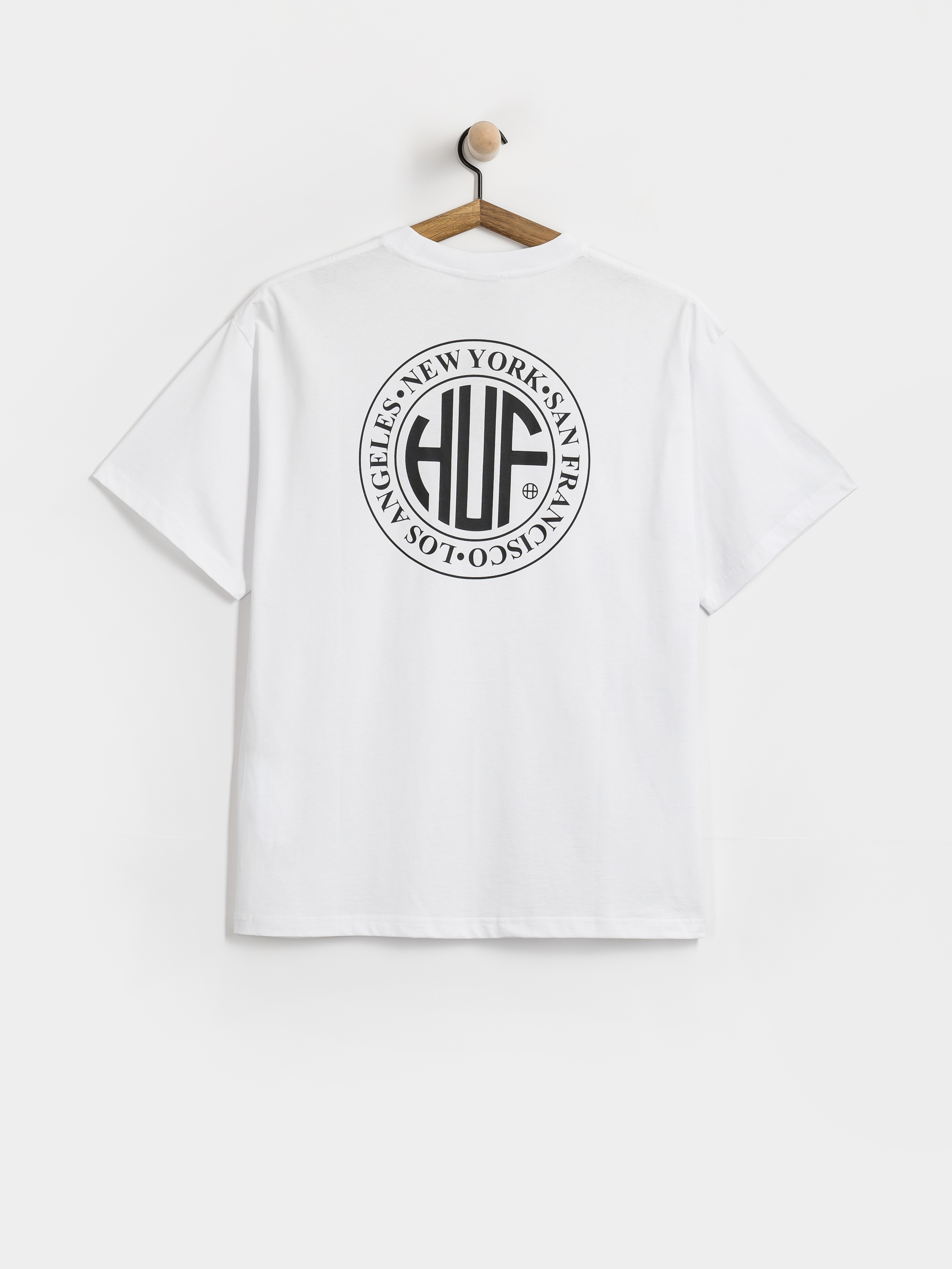 Tricou HUF Regional (white/black)