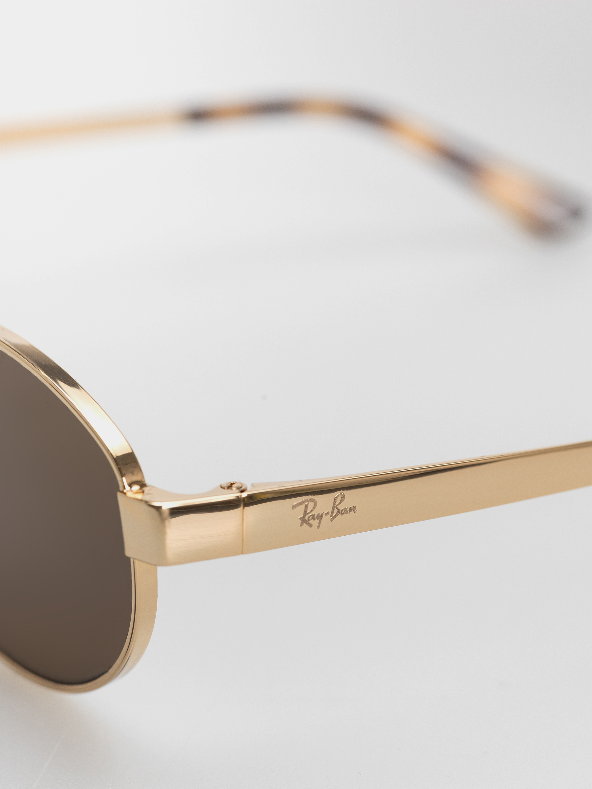 Ochelari de soare Ray-Ban Rb3774D (polerowany złoto arista/ciemnobrązowy)