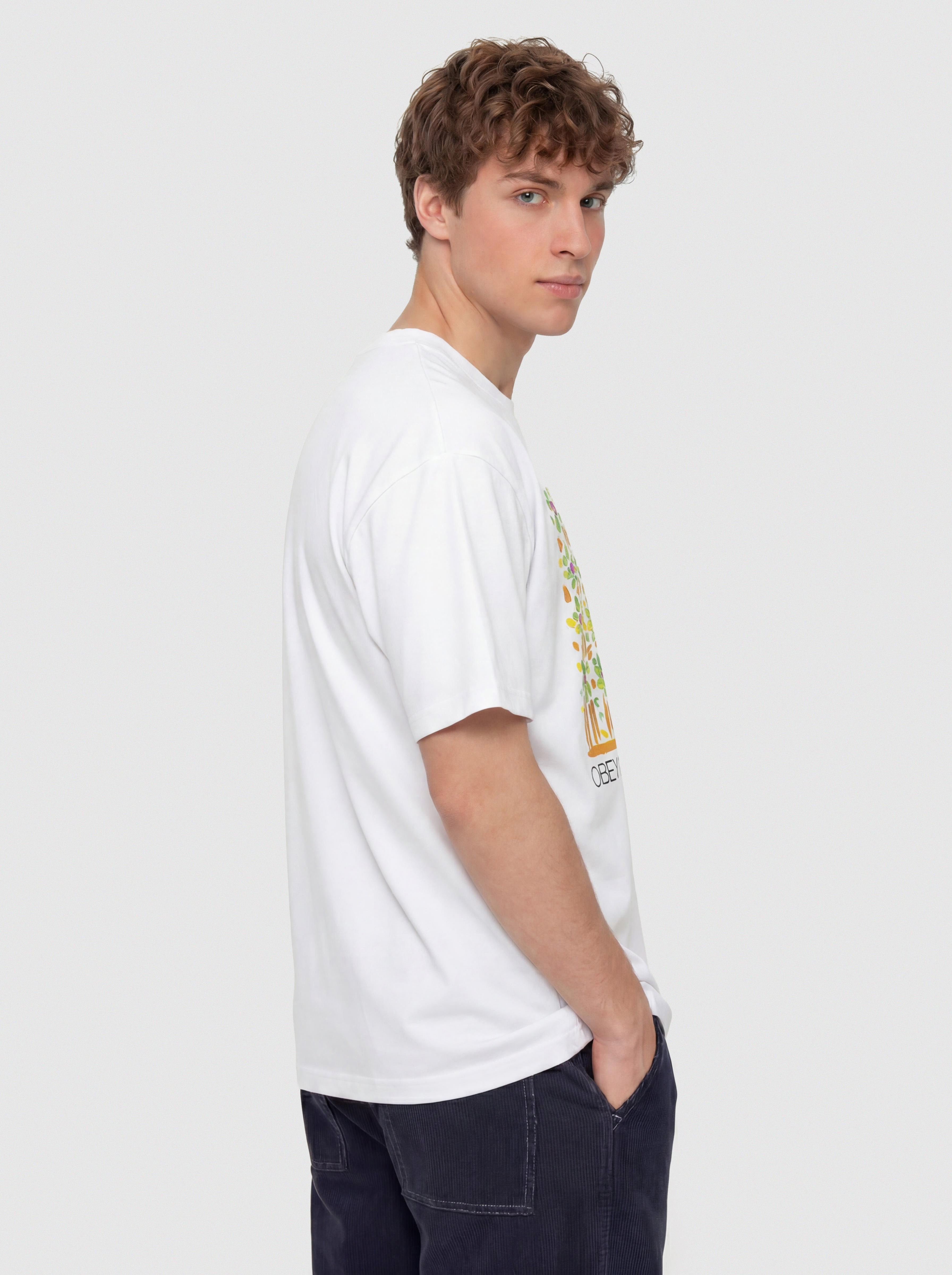 Tricou OBEY Galleries (white)