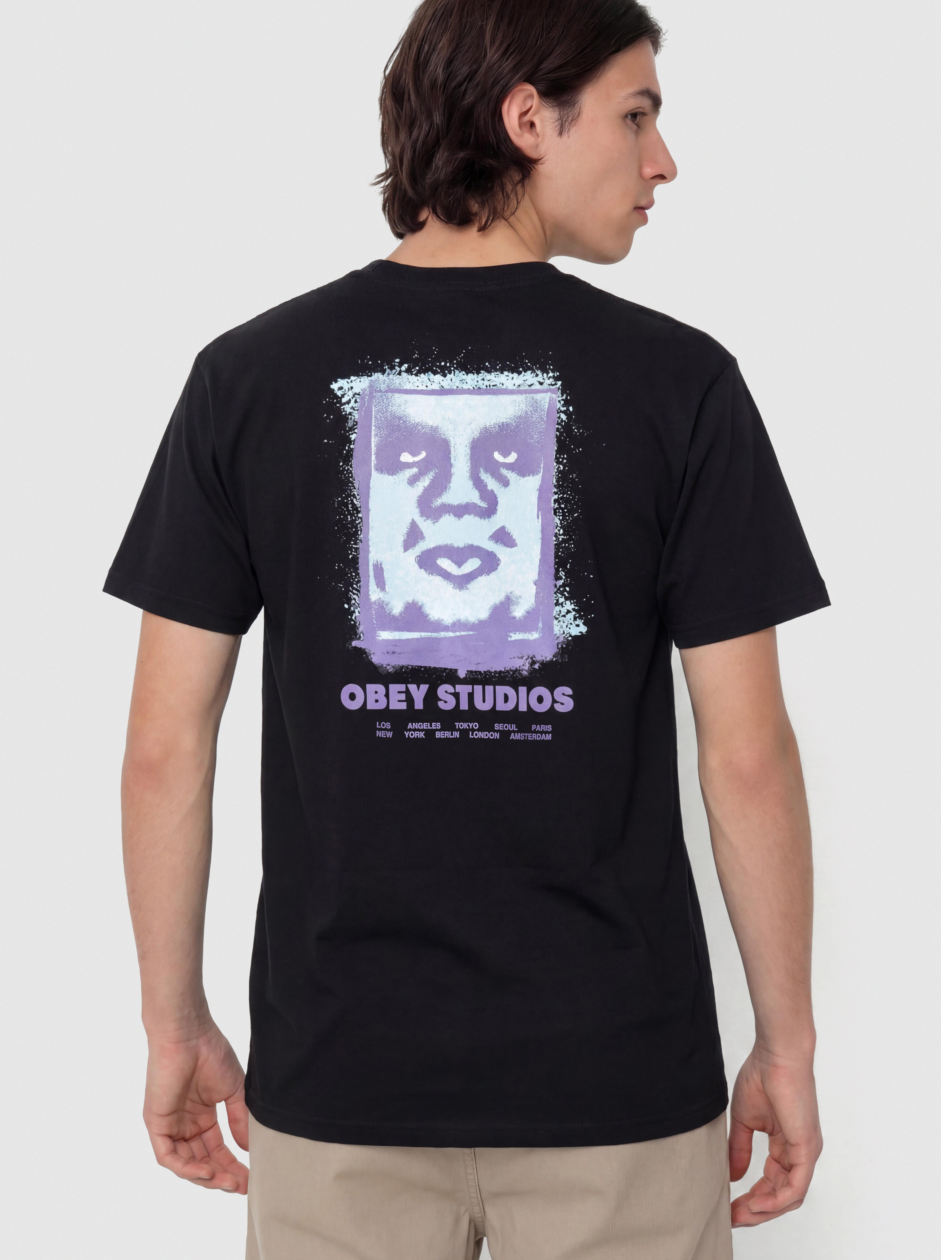 Tricou OBEY Chalky Icon (black)
