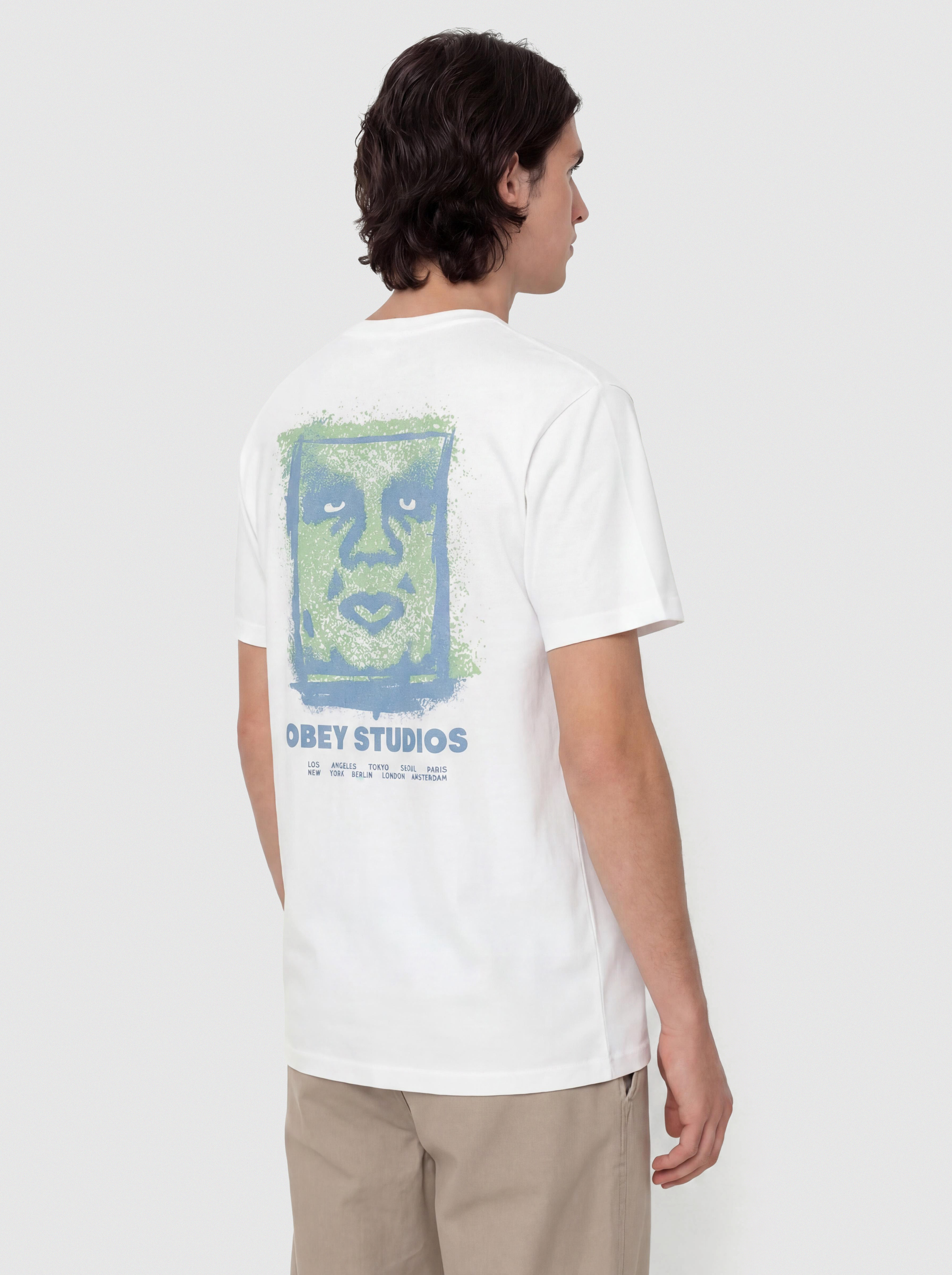Tricou OBEY Chalky Icon (white)