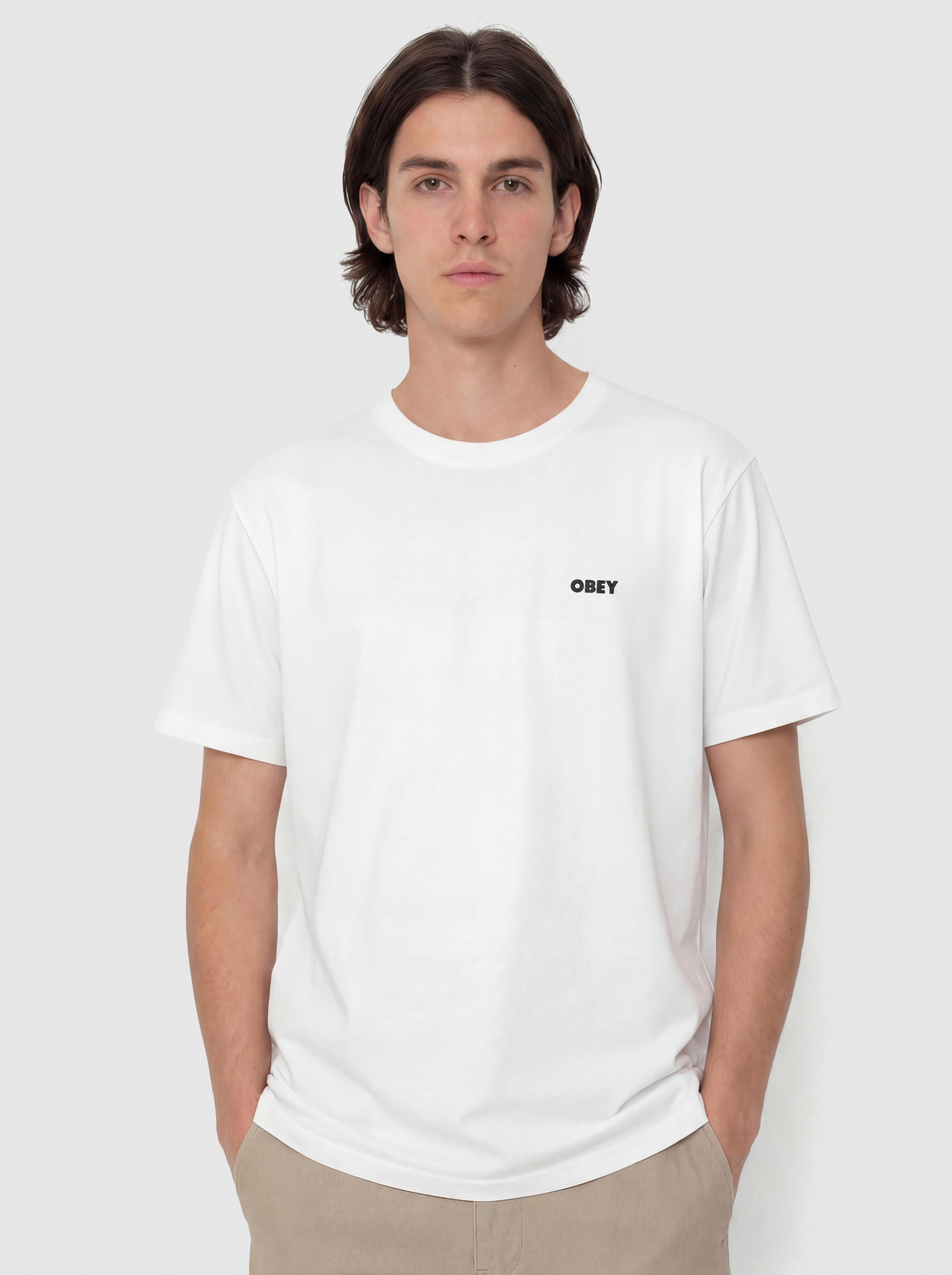Tricou OBEY I Will Obey (white)