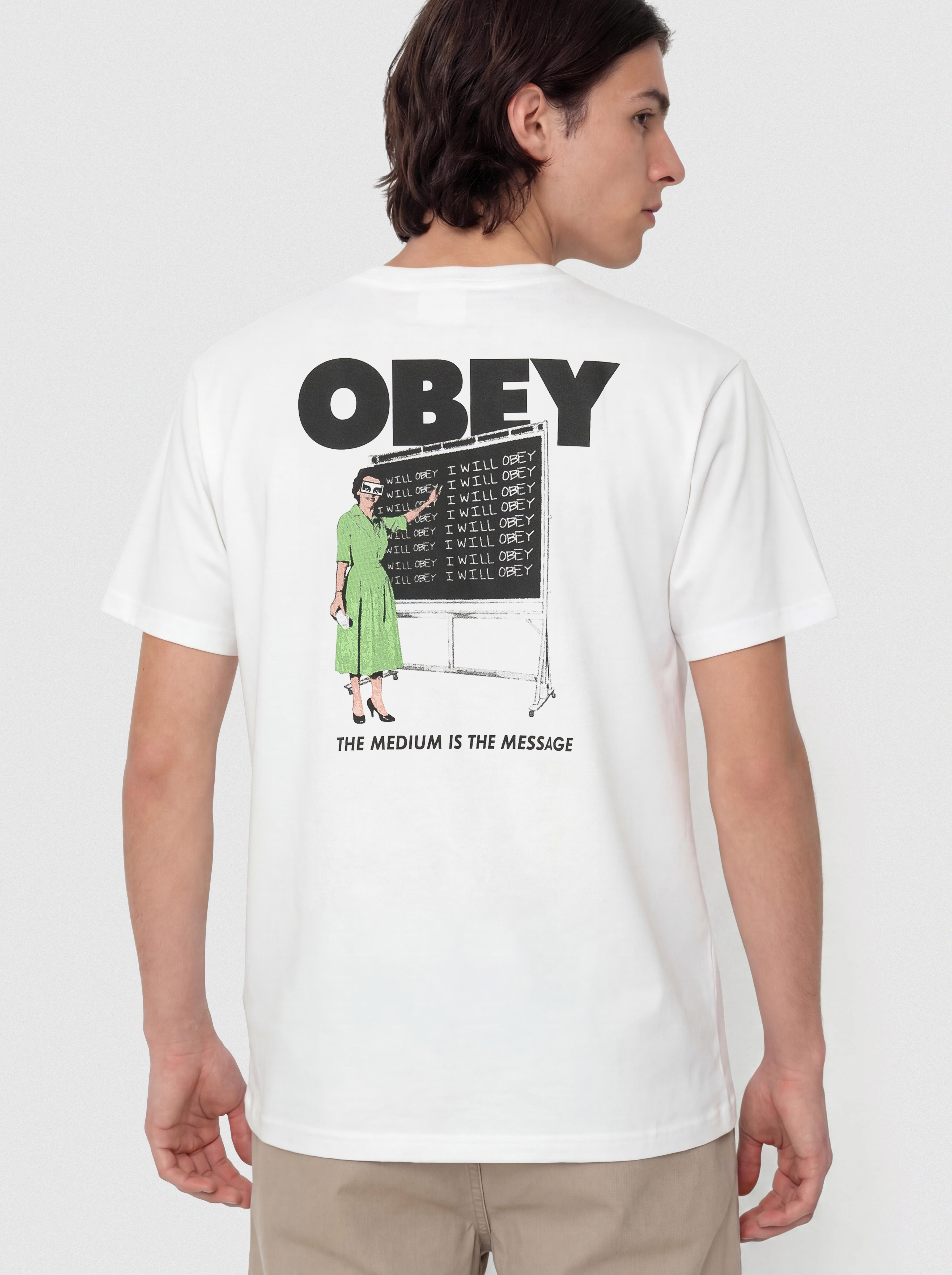 Tricou OBEY I Will Obey (white)
