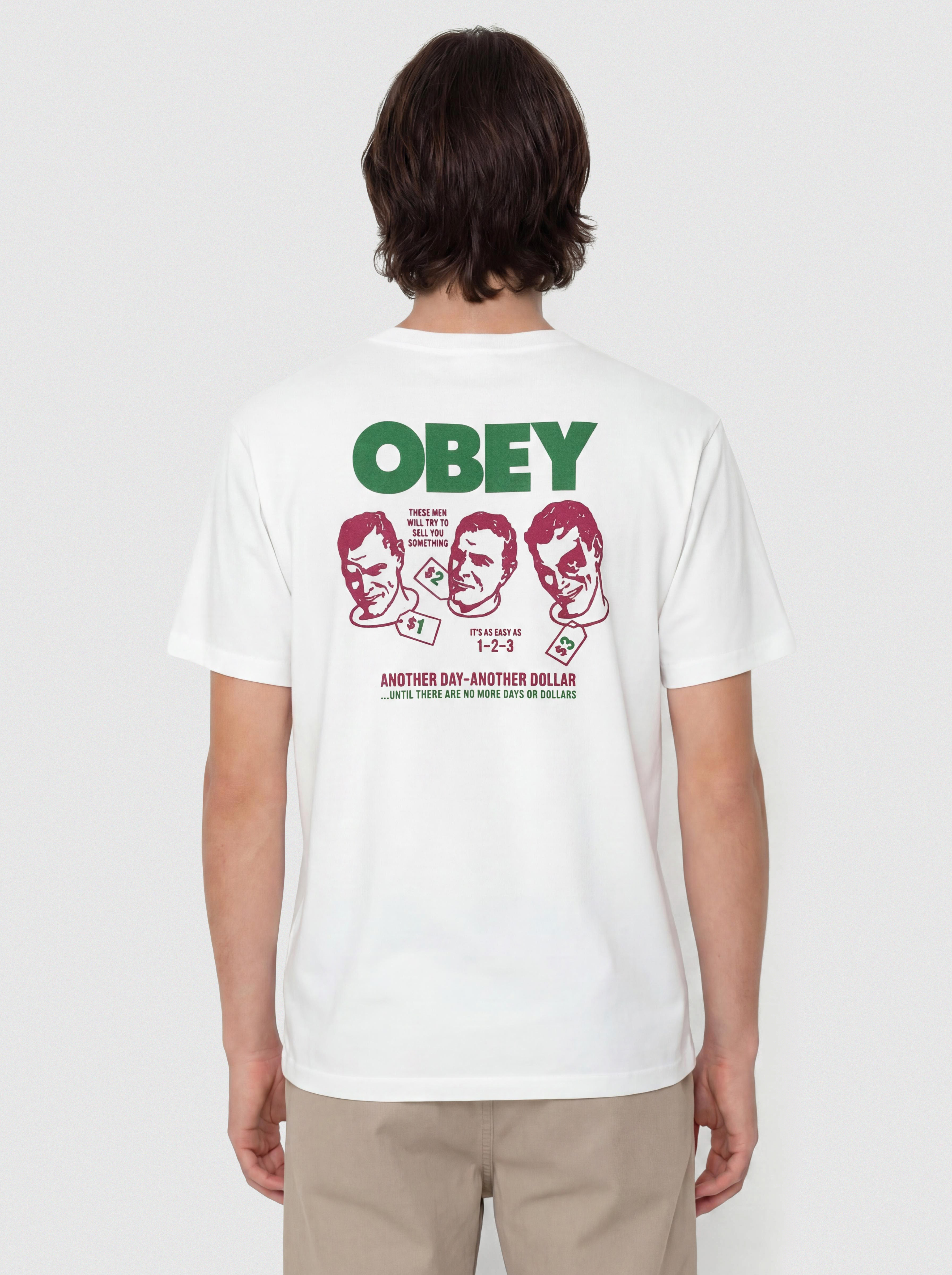 Tricou OBEY Another Dollar (white)