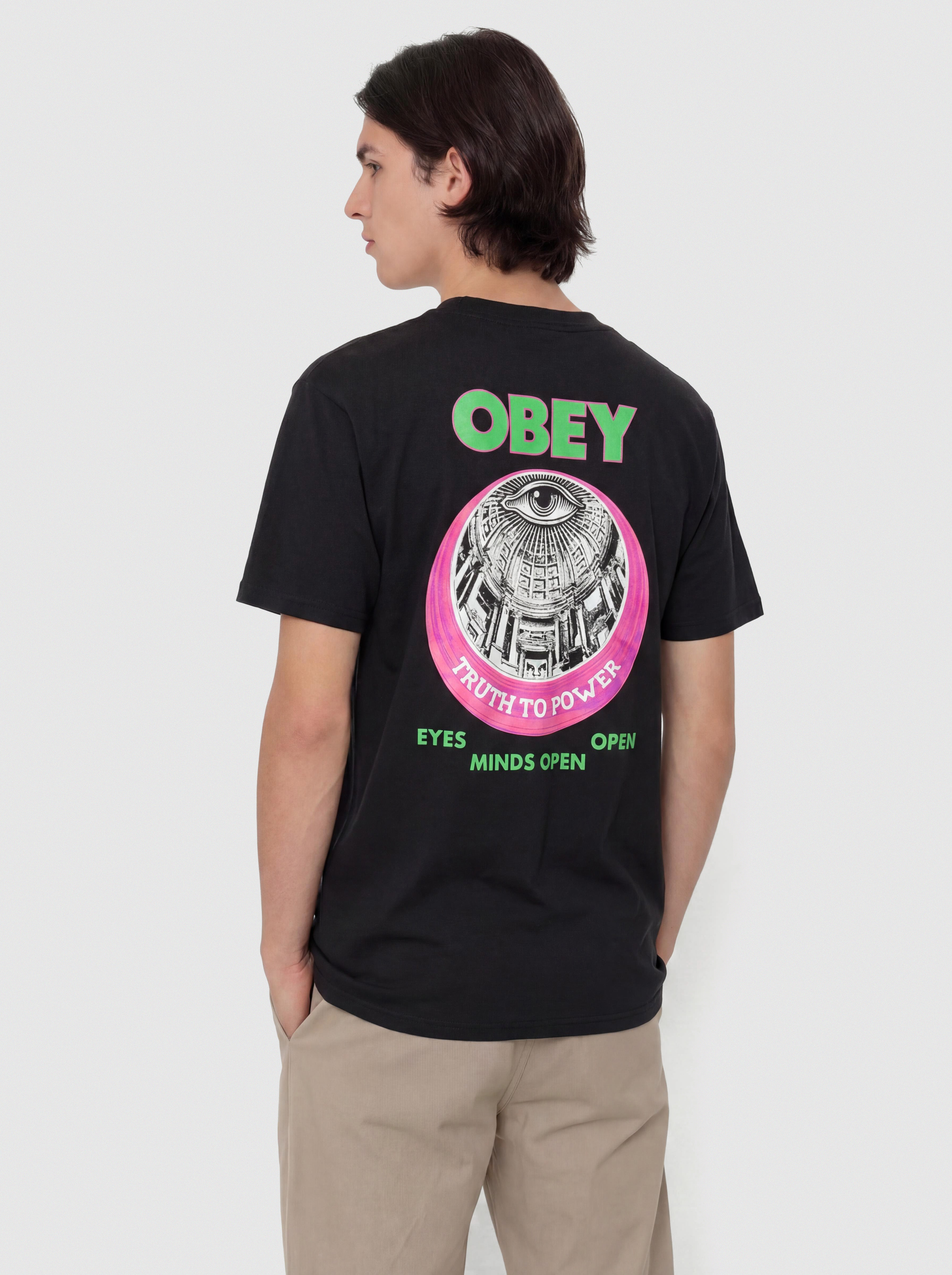 Tricou OBEY Truth To Power (vintage black)