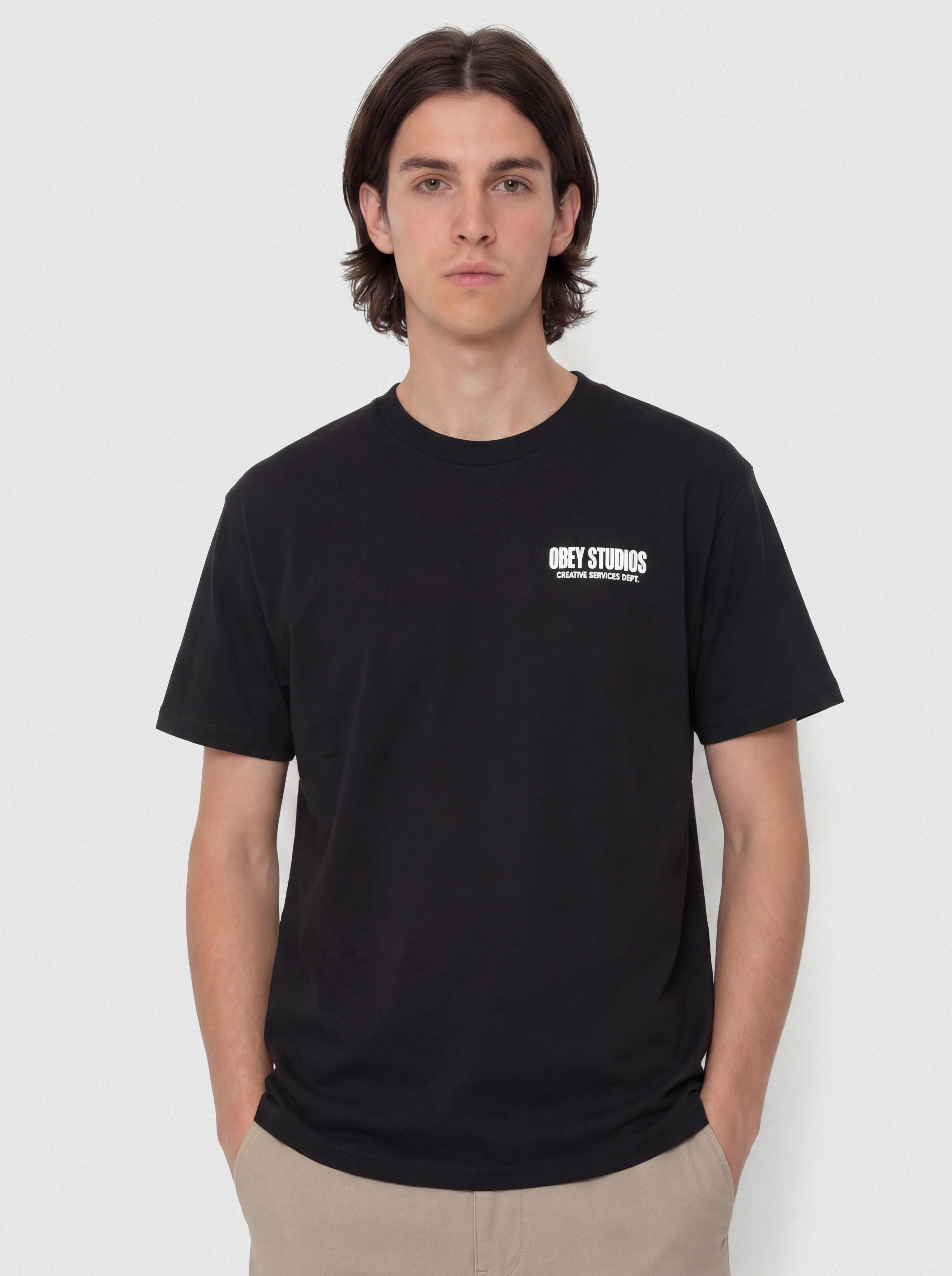 Tricou OBEY Creative Services Dept. (black)