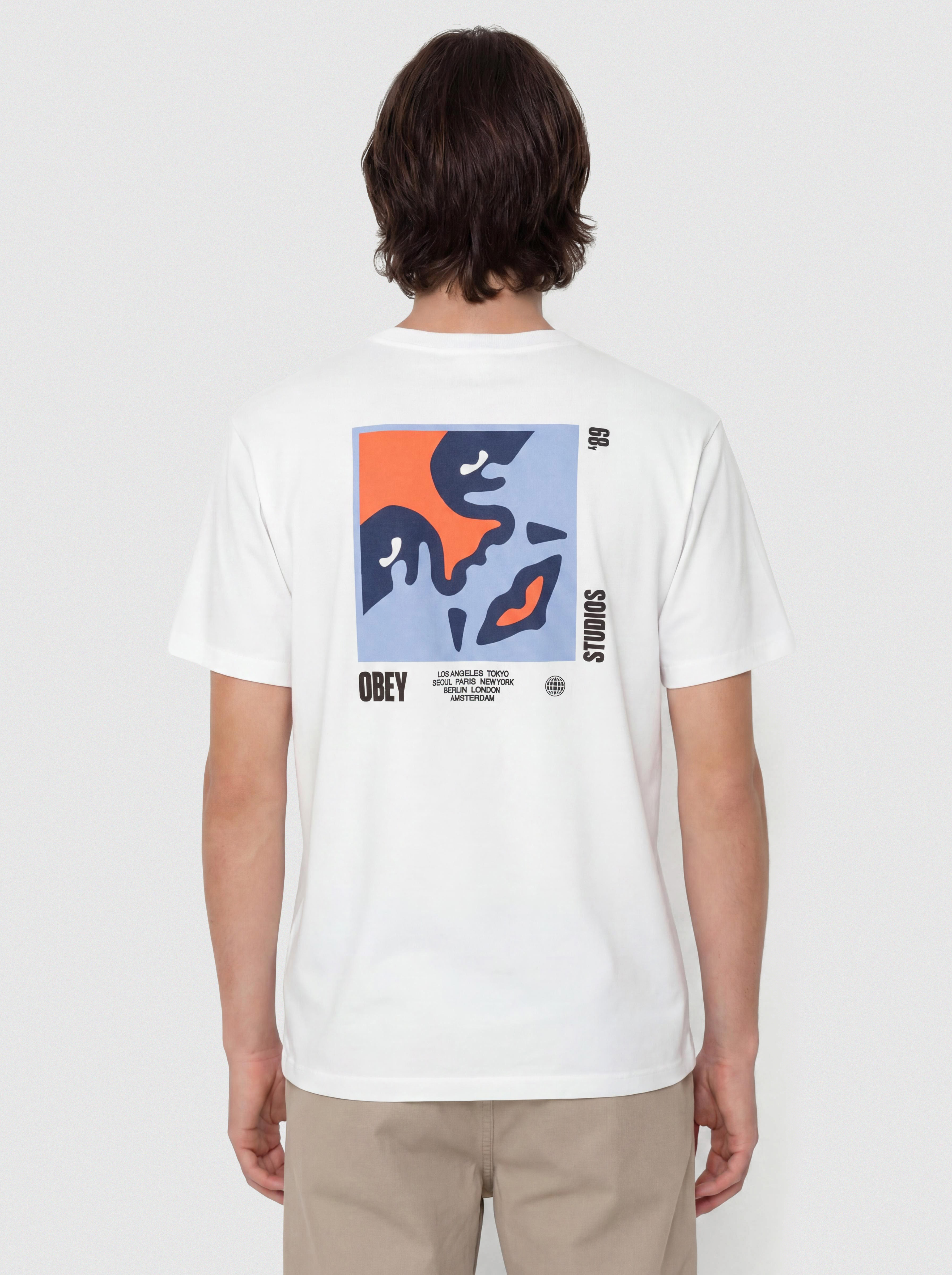 Tricou OBEY Icon 89 (white)