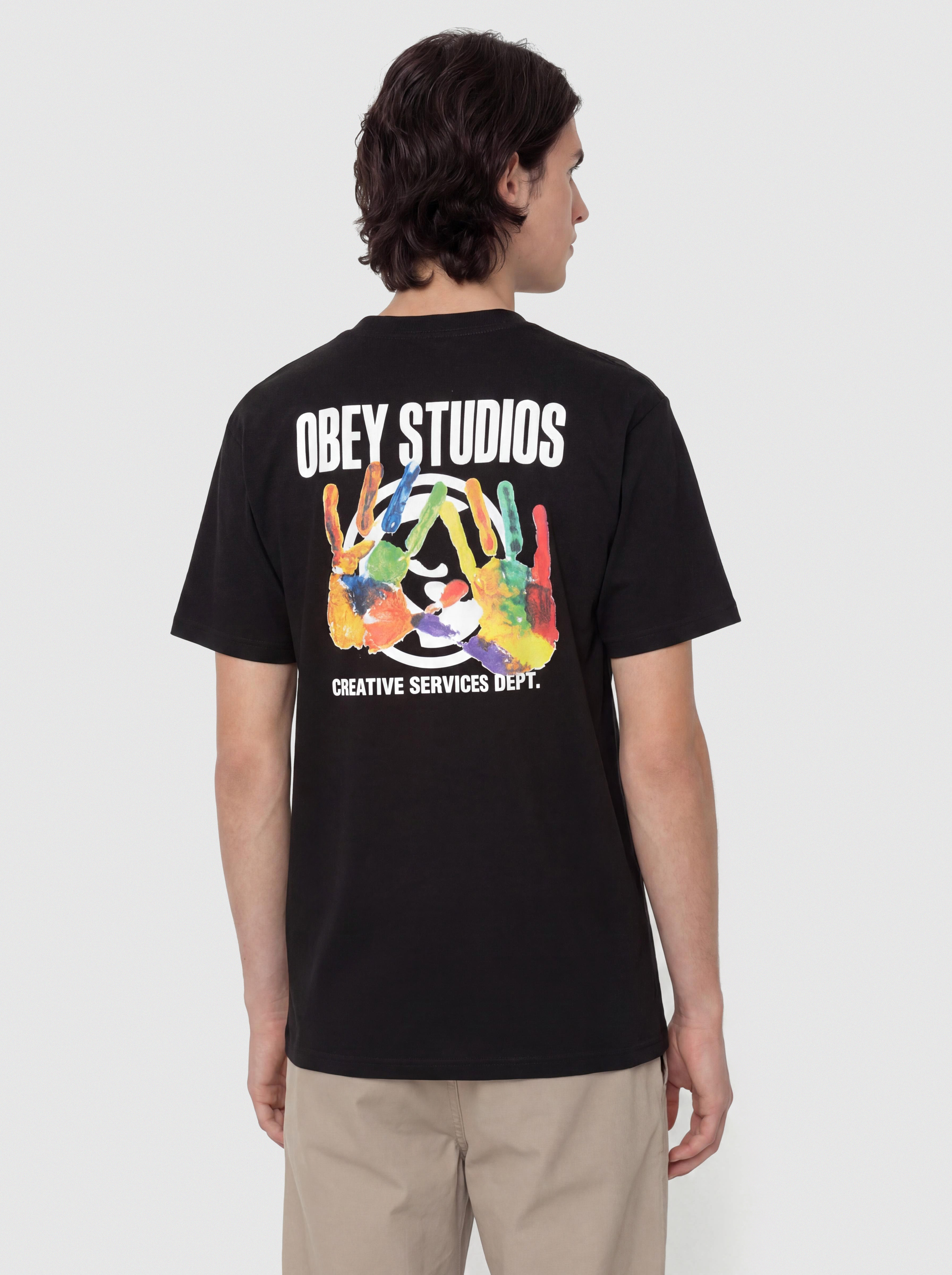 Tricou OBEY Creative Services Dept. (black)