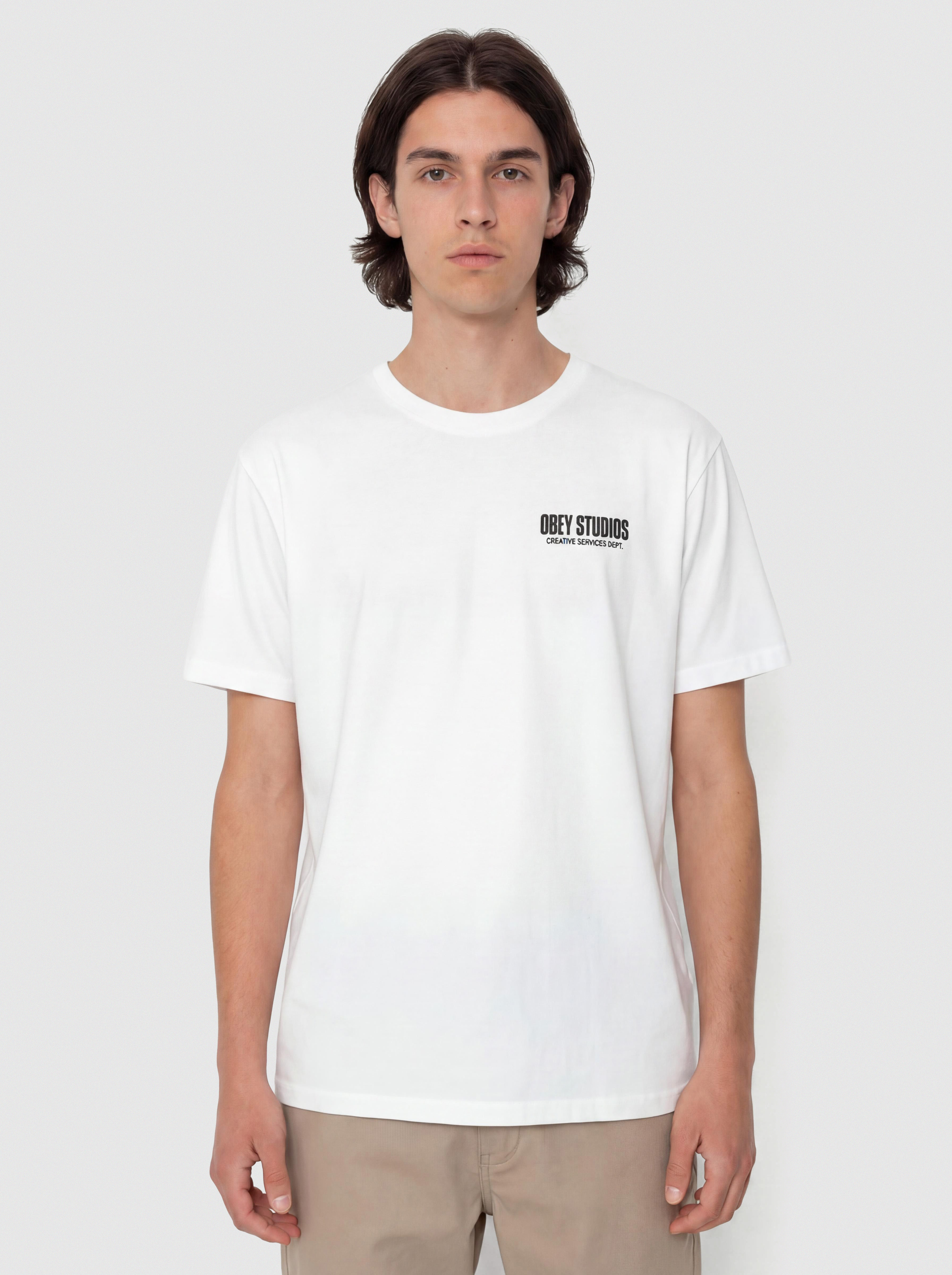 Tricou OBEY Creative Services Dept. (white)
