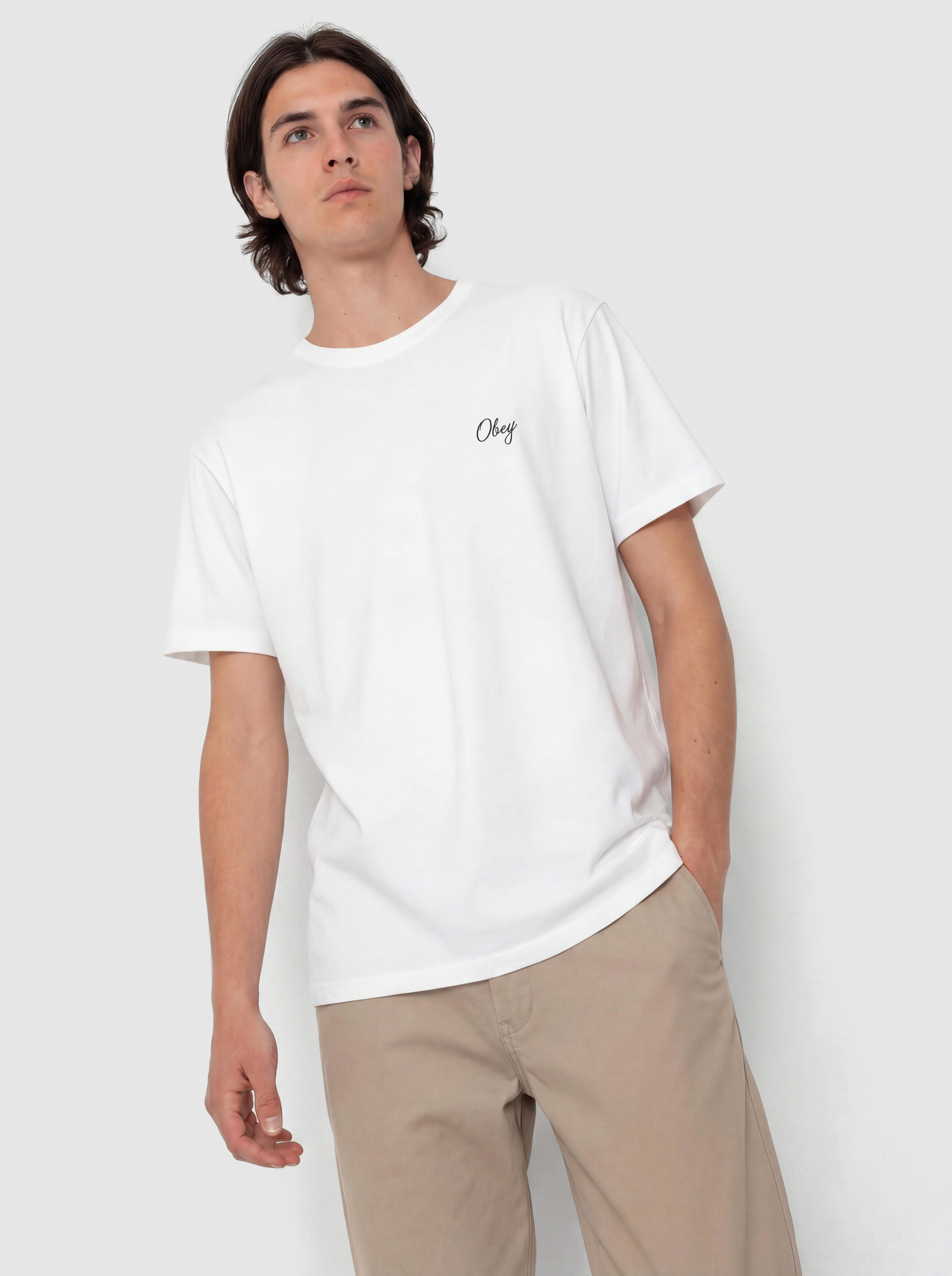 Tricou OBEY Paper Rose (white)