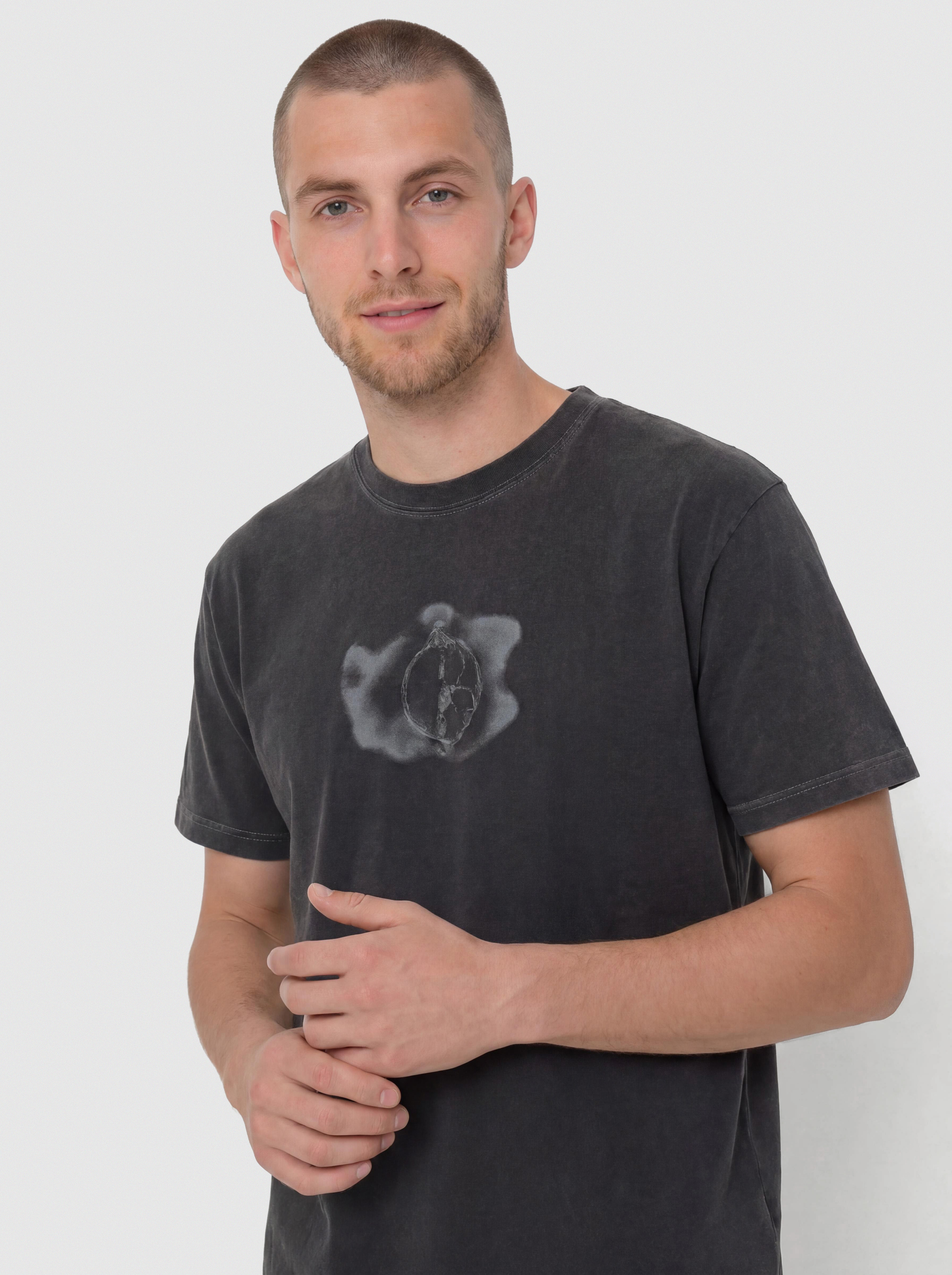 Tricou Polar Skate Metal Logo (silver black)