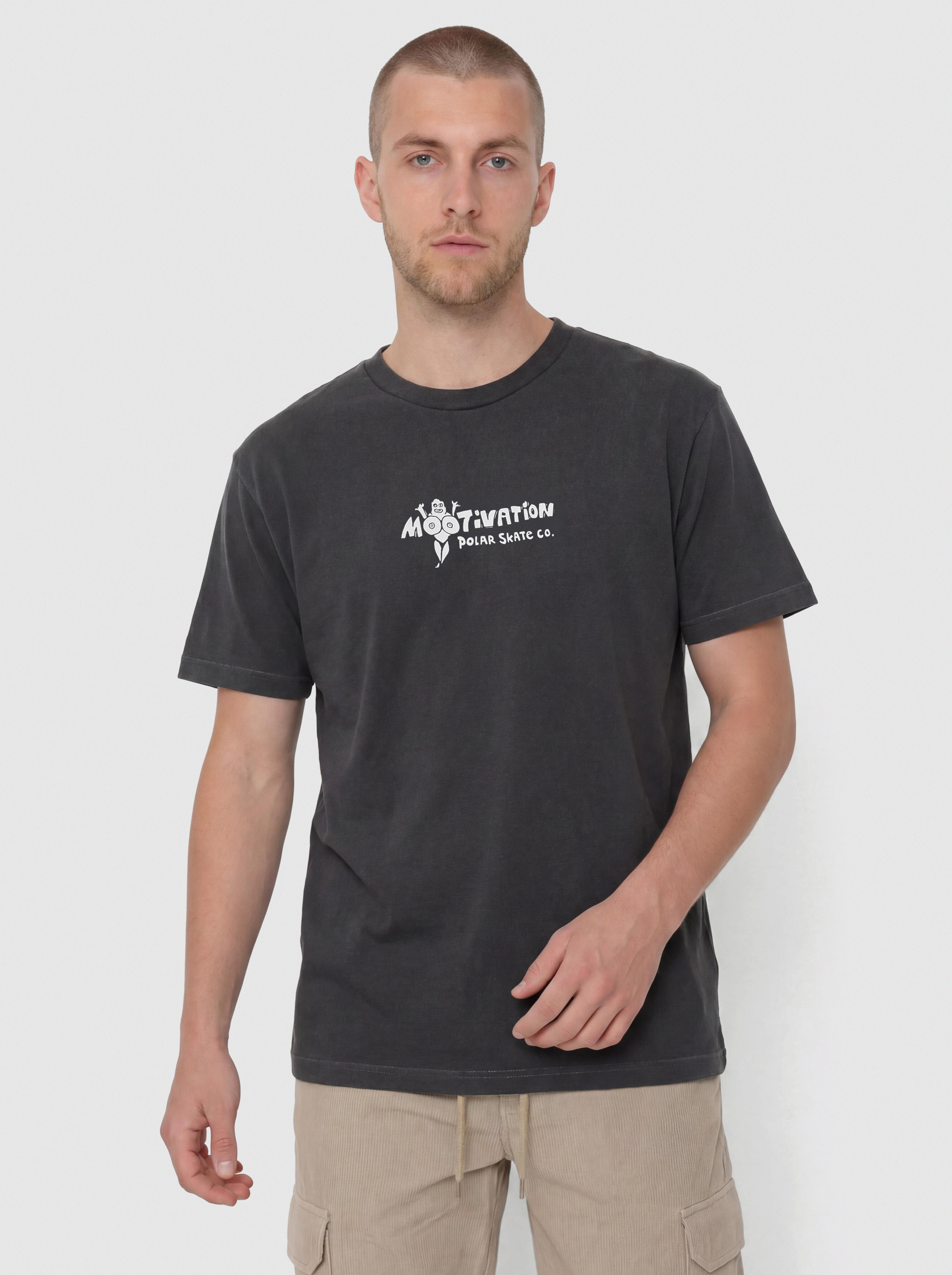 Tricou Polar Skate Band Mootivation (silver black)