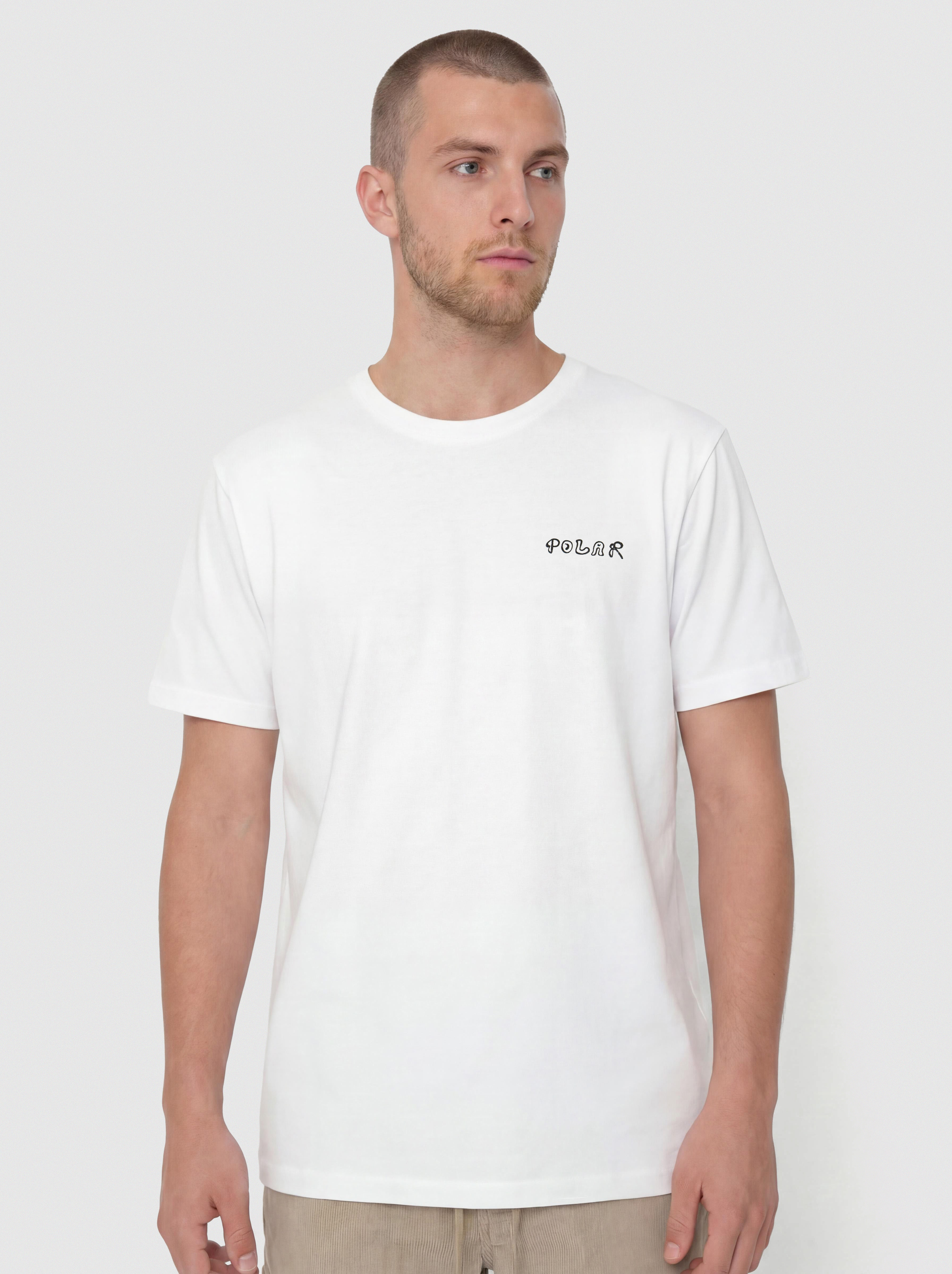 Tricou Polar Skate 2 Guys (white)
