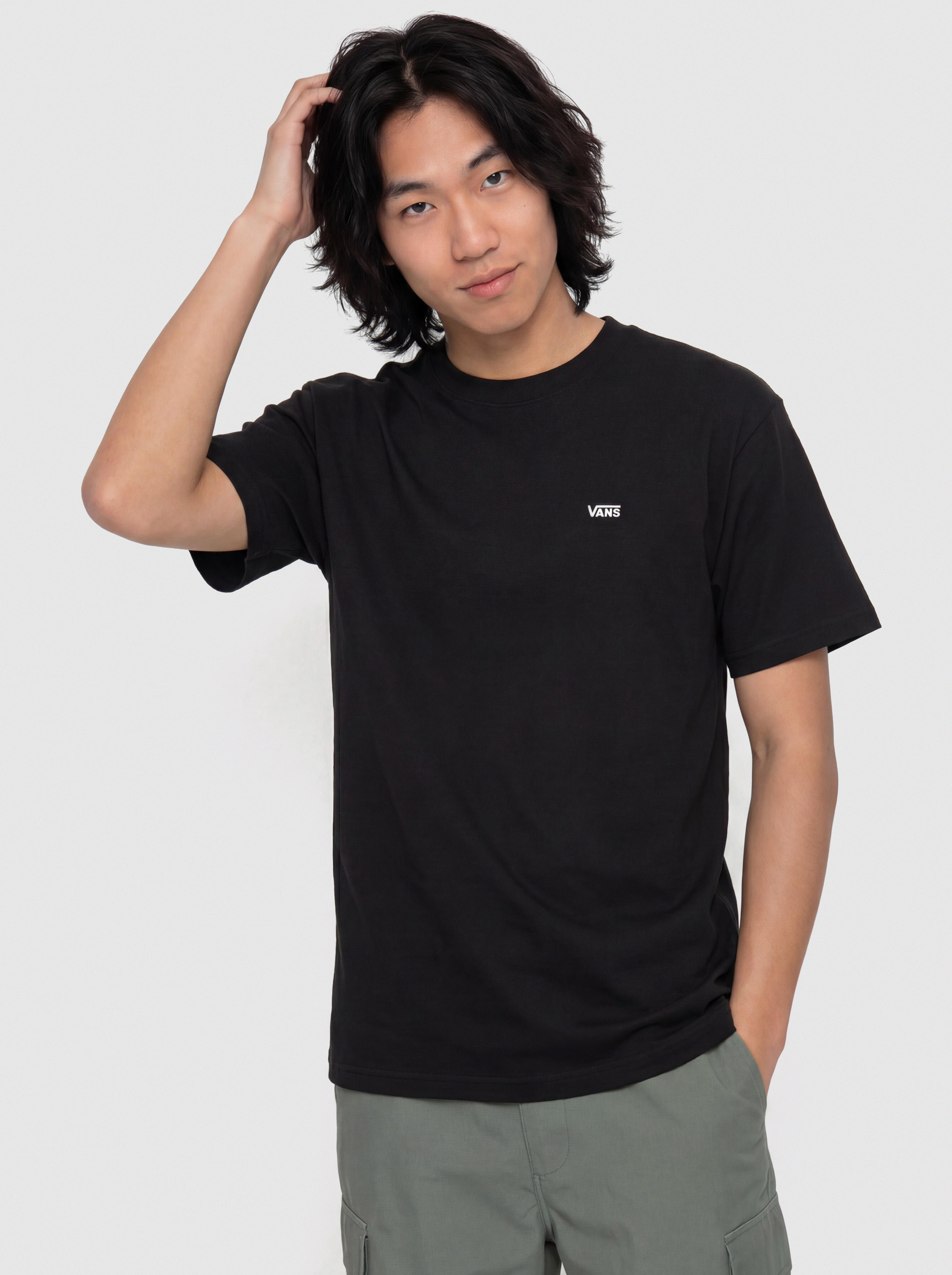 Tricou Vans Left Chest II Loose (black)