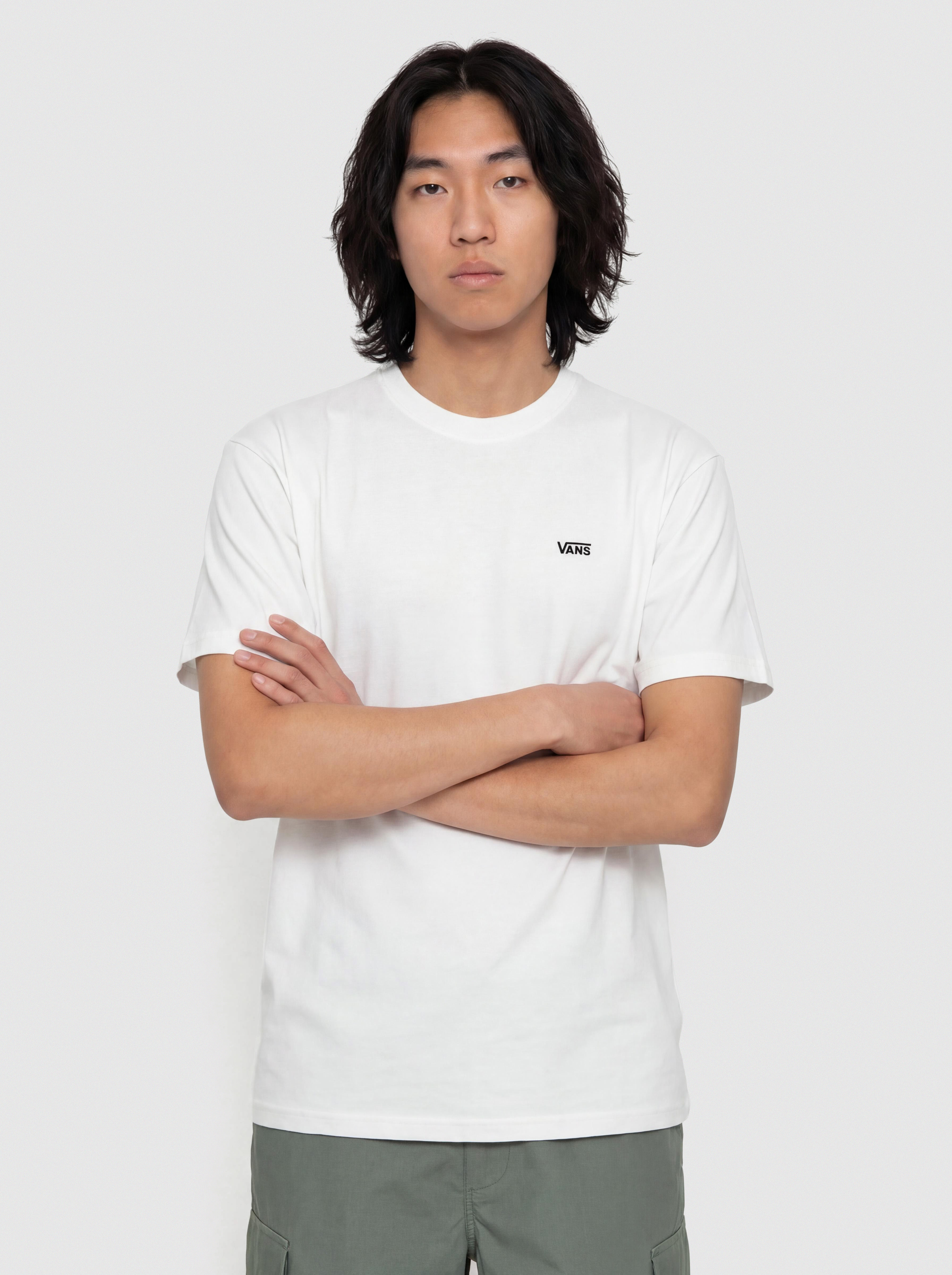 Tricou Vans Left Chest II Loose (white)