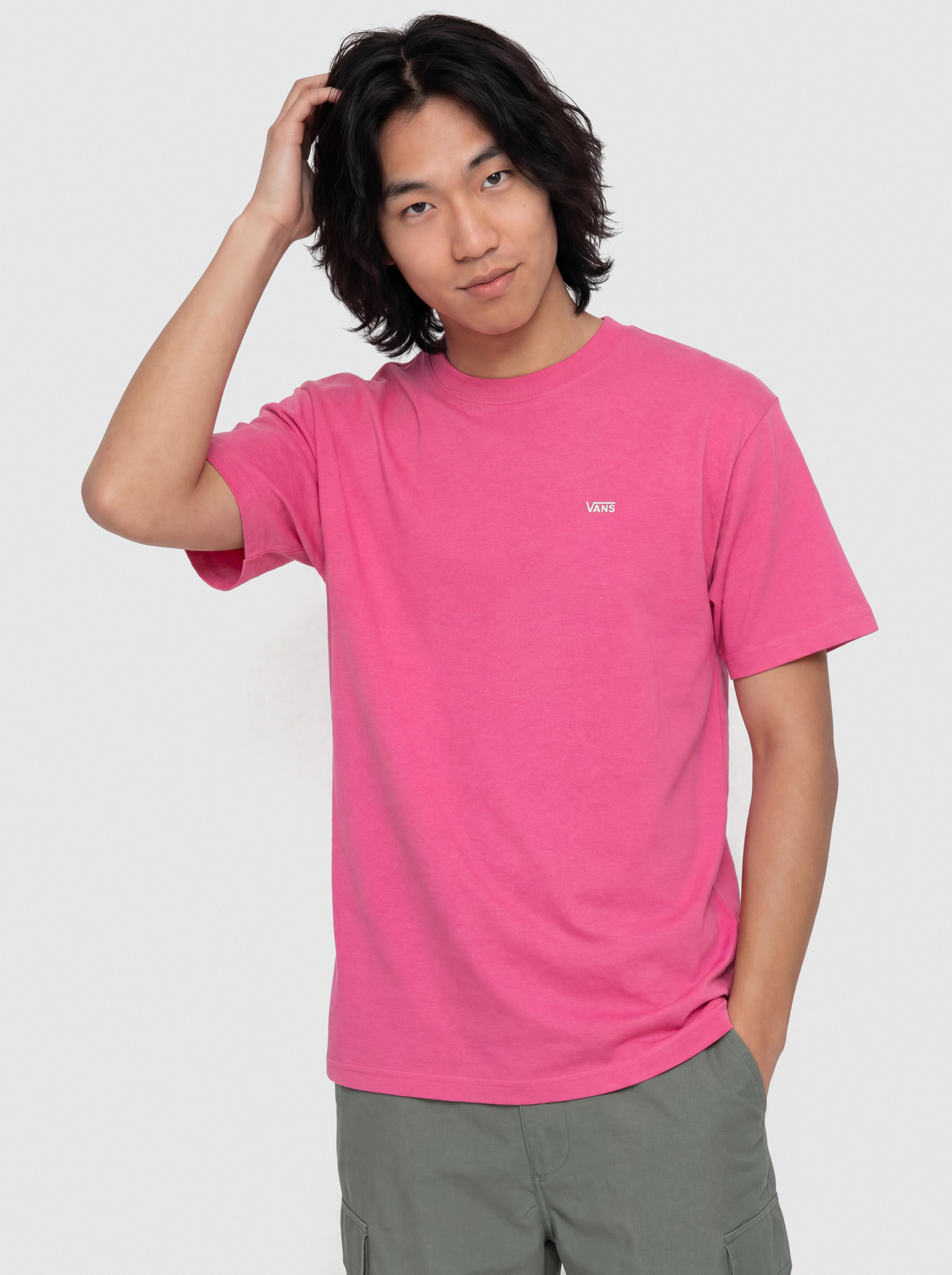 Tricou Vans Left Chest II Loose (pink velvet)