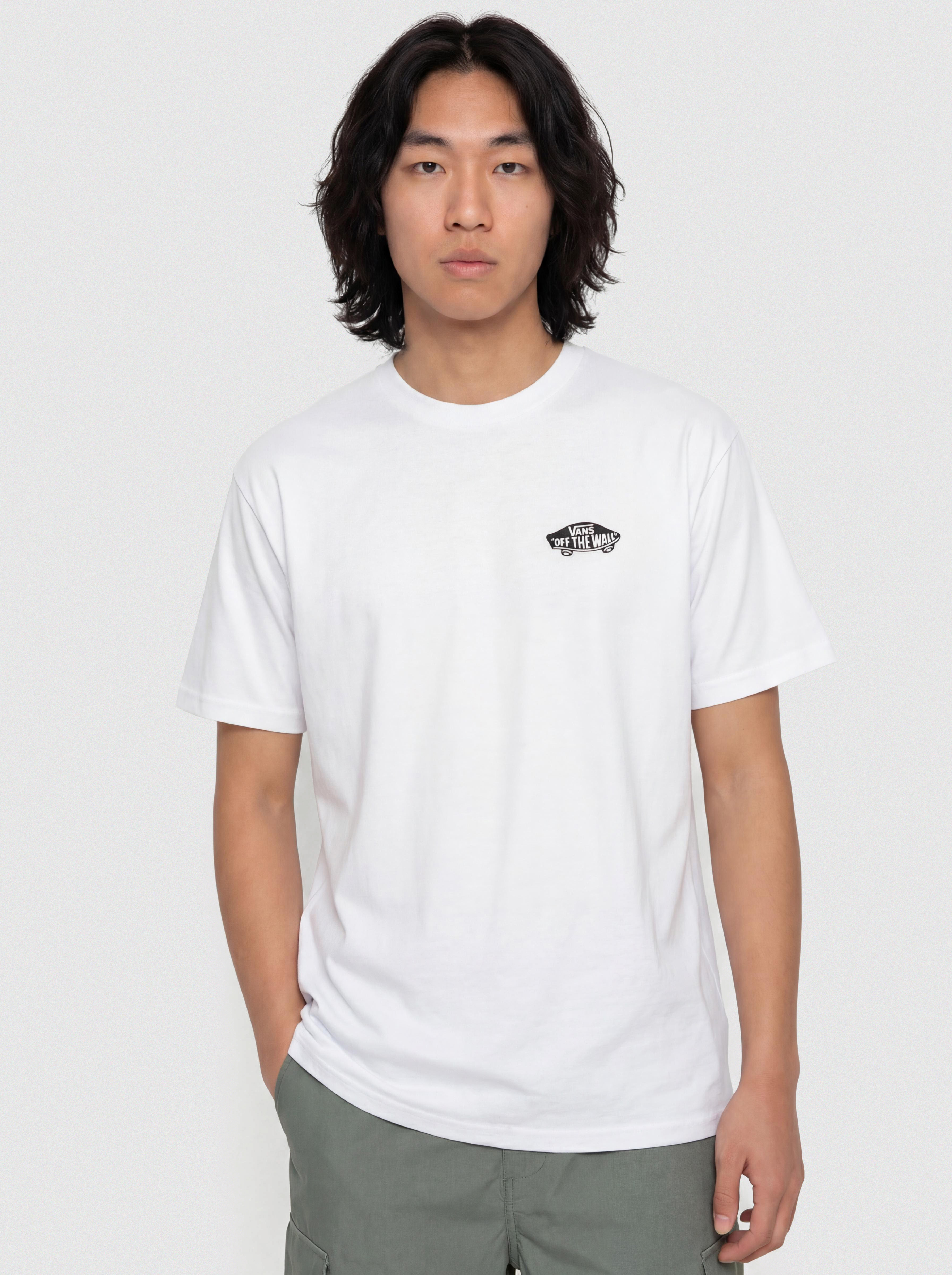 Tricou Vans Double Standard (white/black)