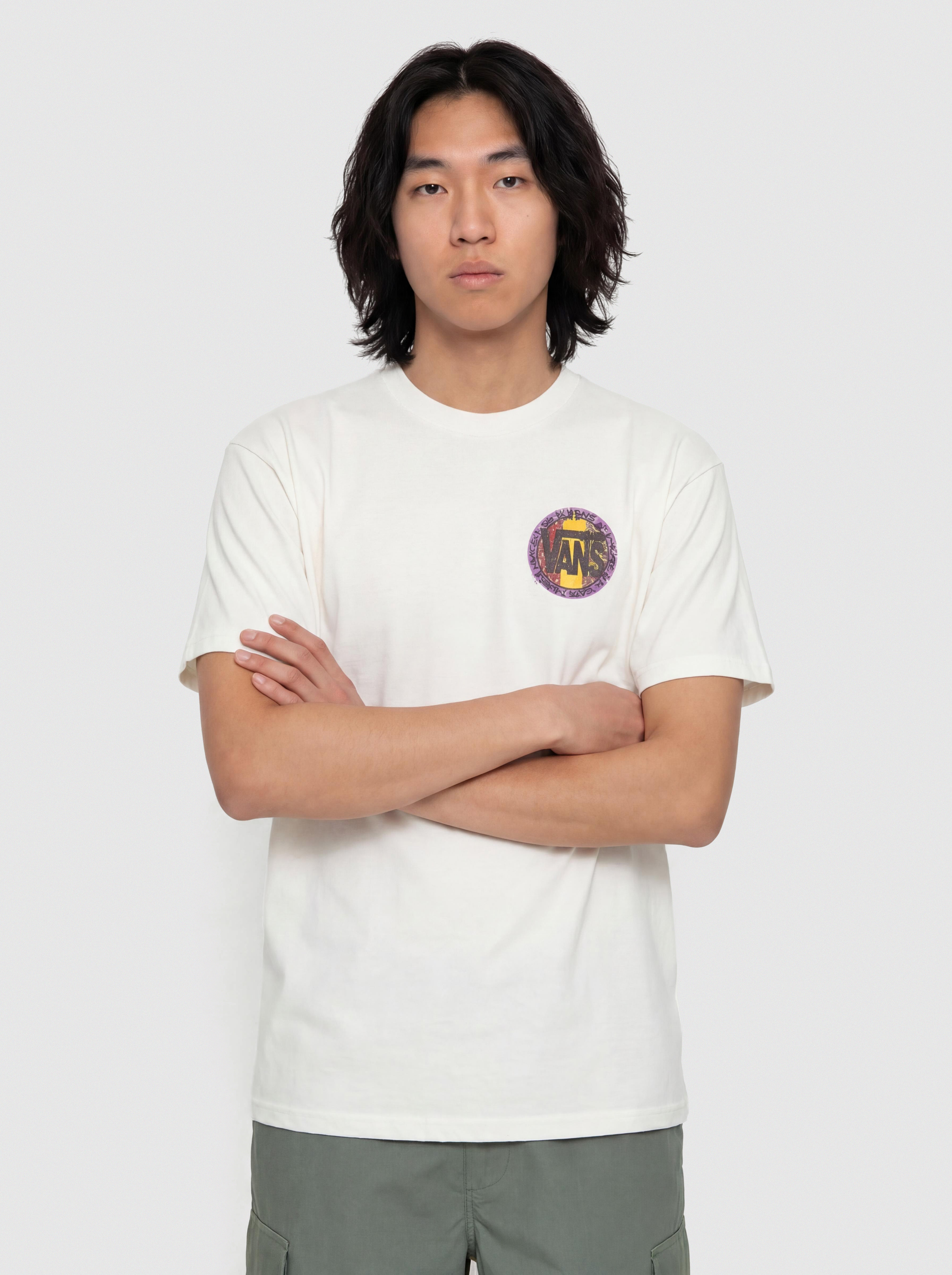 Tricou Vans Blotched Circle (marshmallow)