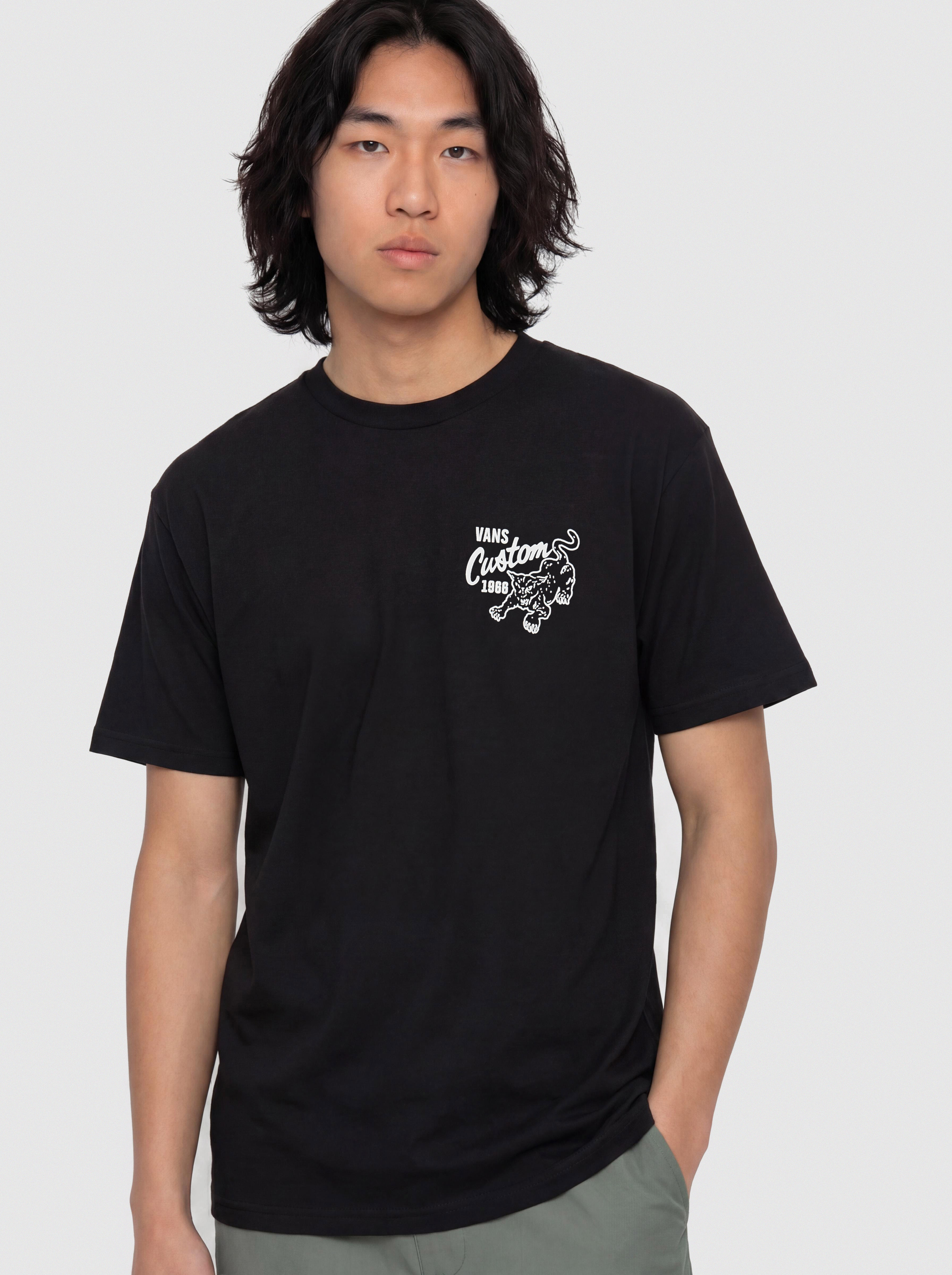 Tricou Vans Custom Cat (black)
