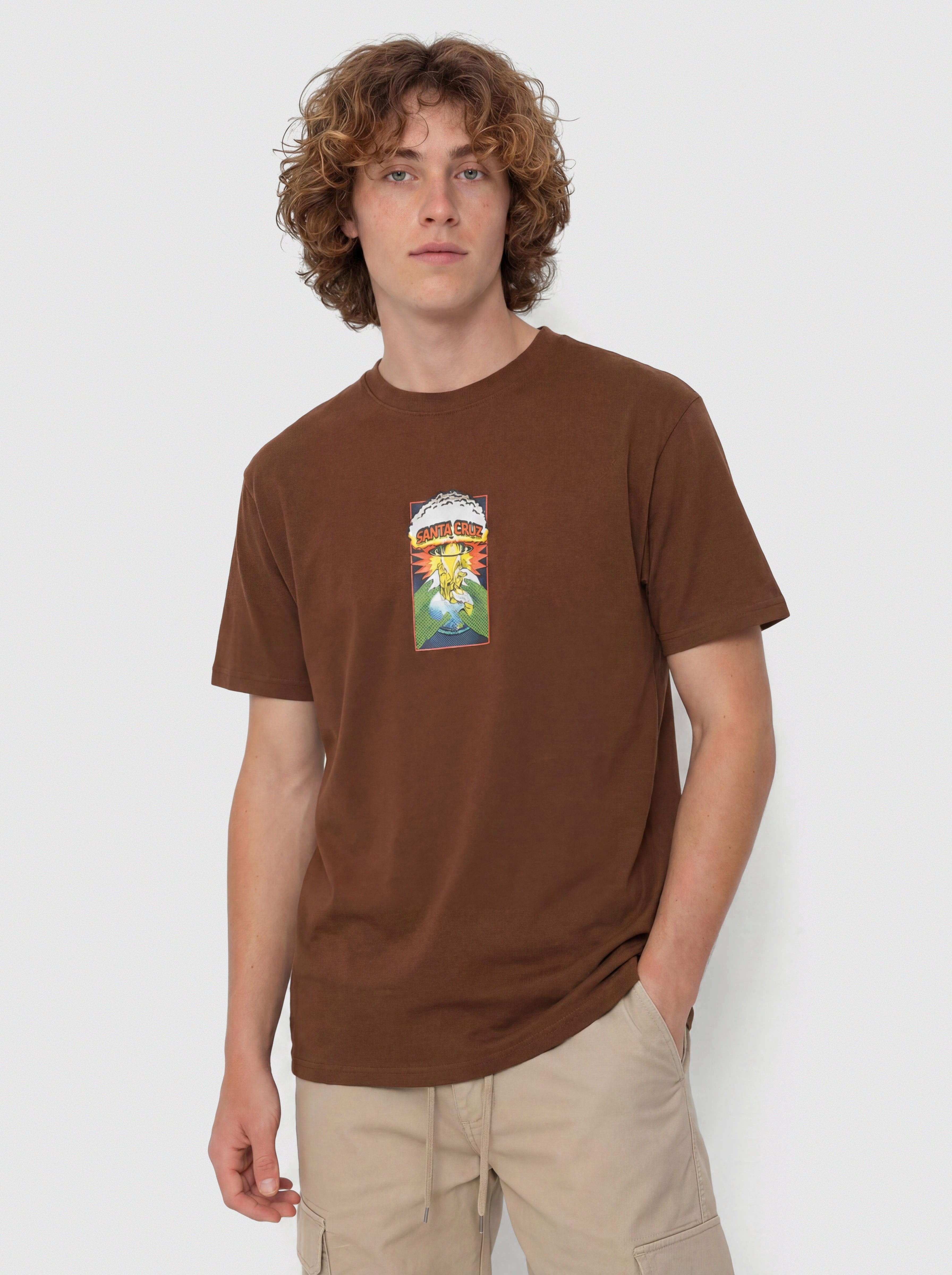 Tricou Santa Cruz Kendall Eotw Front (sepia brown)