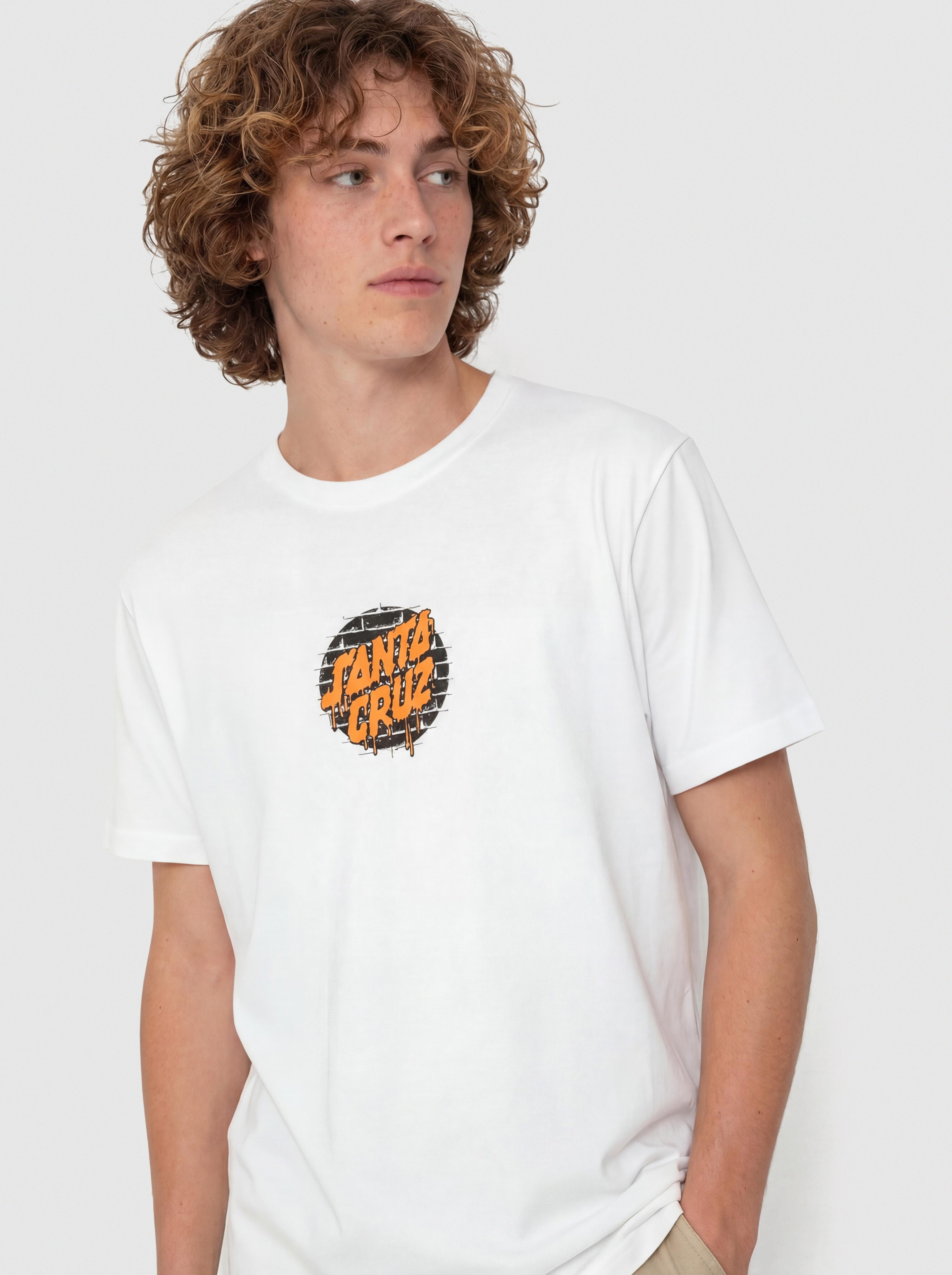 Tricou Santa Cruz Delfino Spotlight Fnt (white)