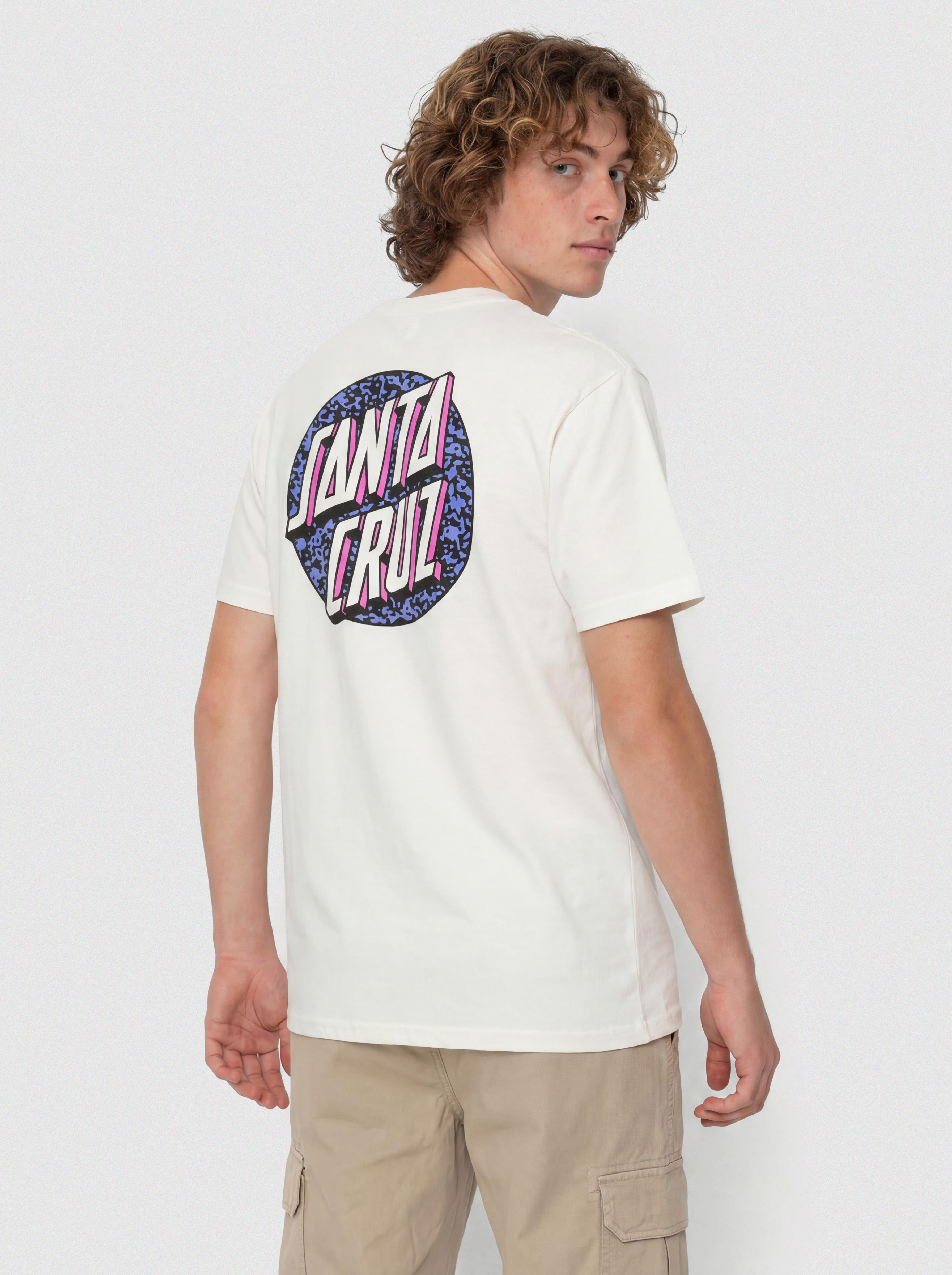 Tricou Santa Cruz Control Dot (unbleached cotton)