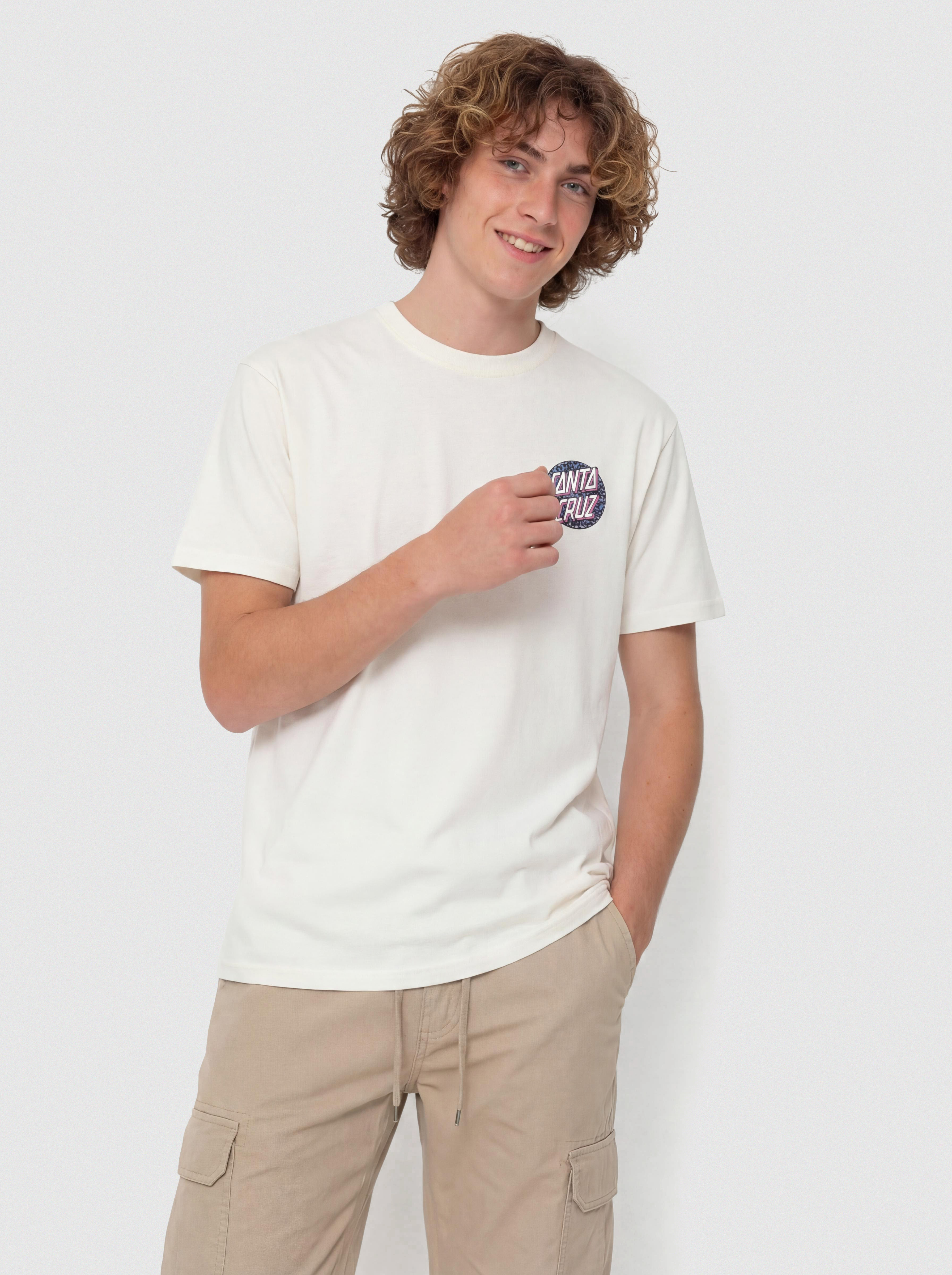 Tricou Santa Cruz Control Dot (unbleached cotton)
