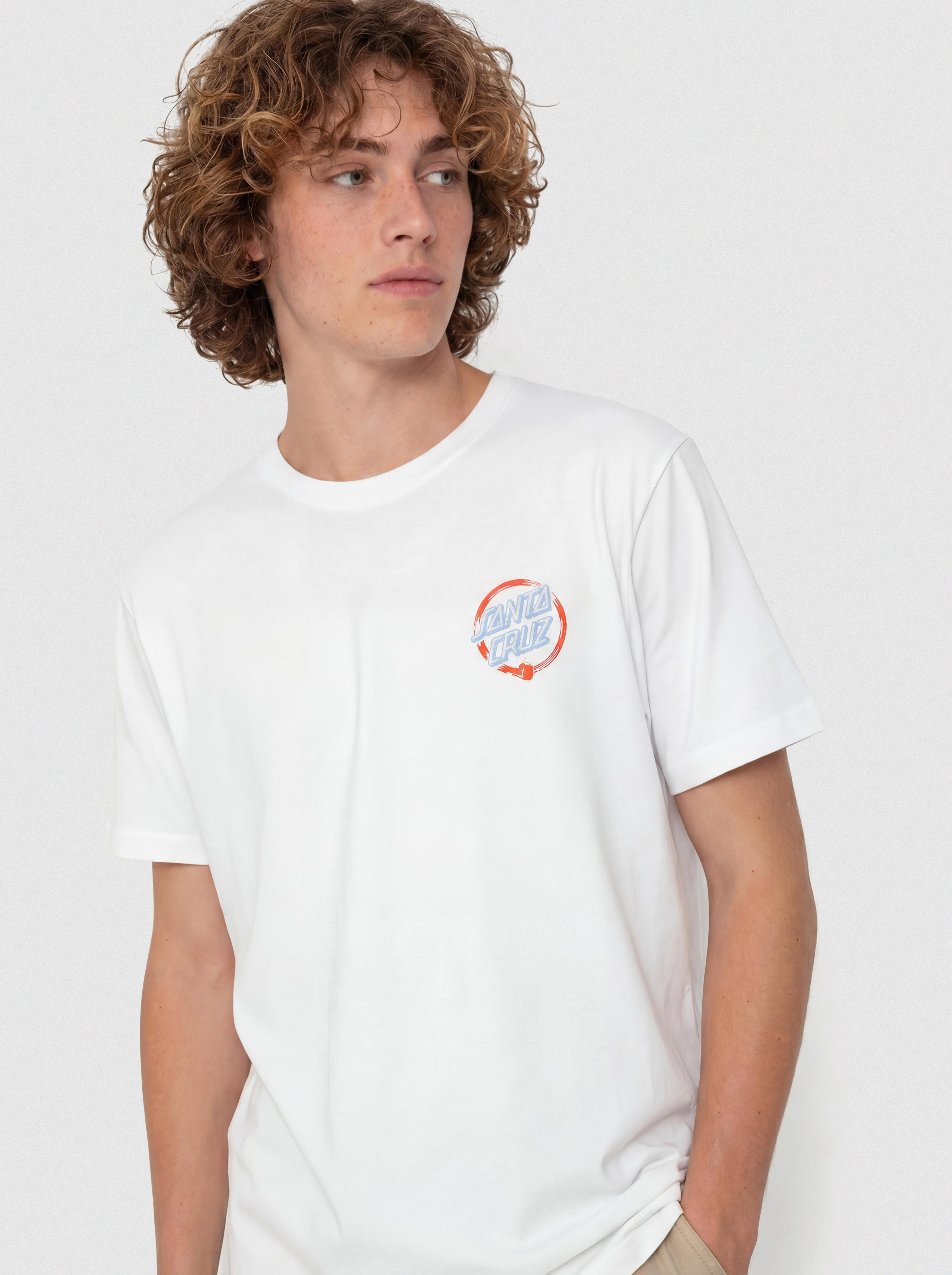 Tricou Santa Cruz Mako Dot (white)