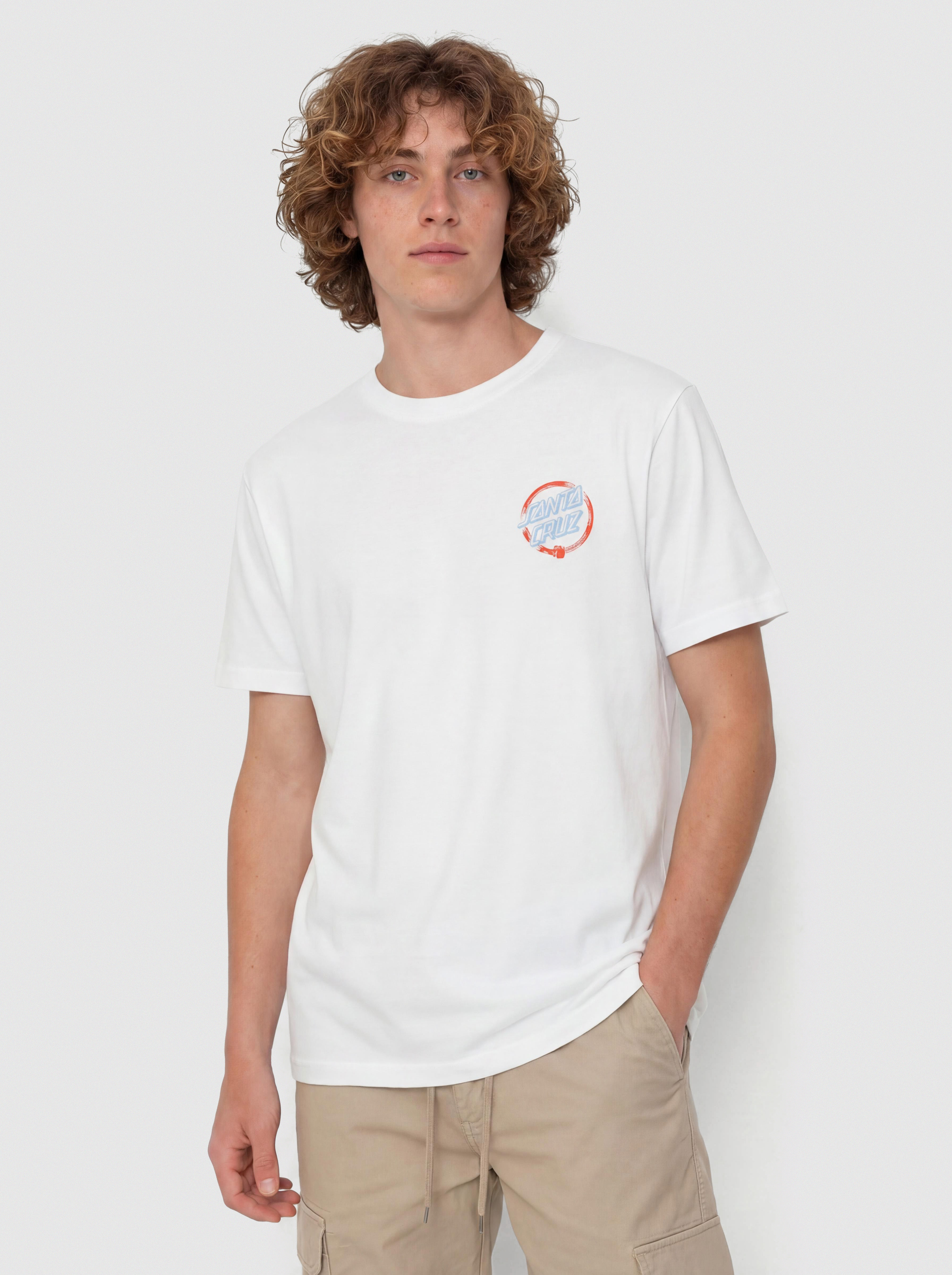 Tricou Santa Cruz Mako Dot (white)