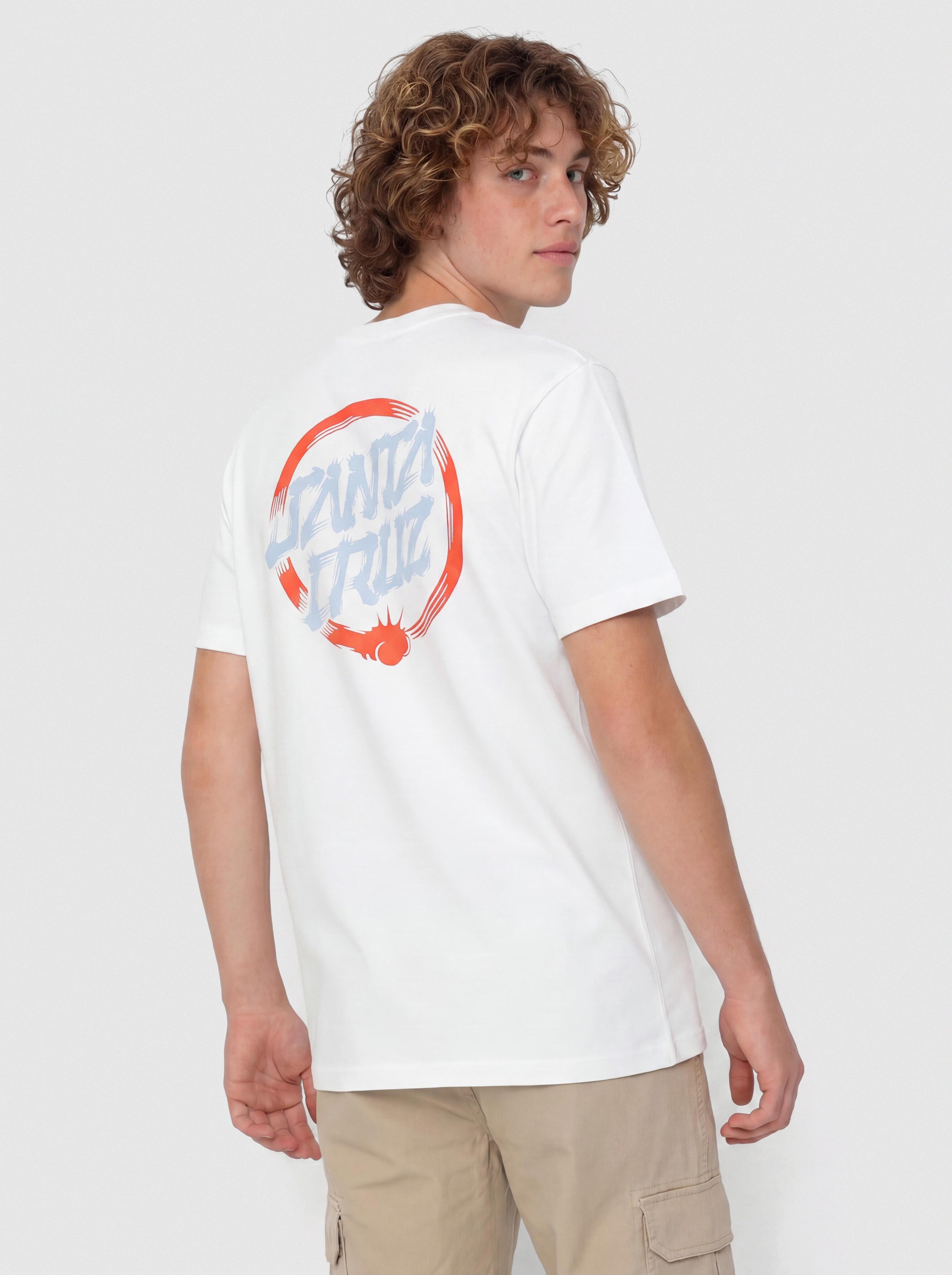 Tricou Santa Cruz Mako Dot (white)