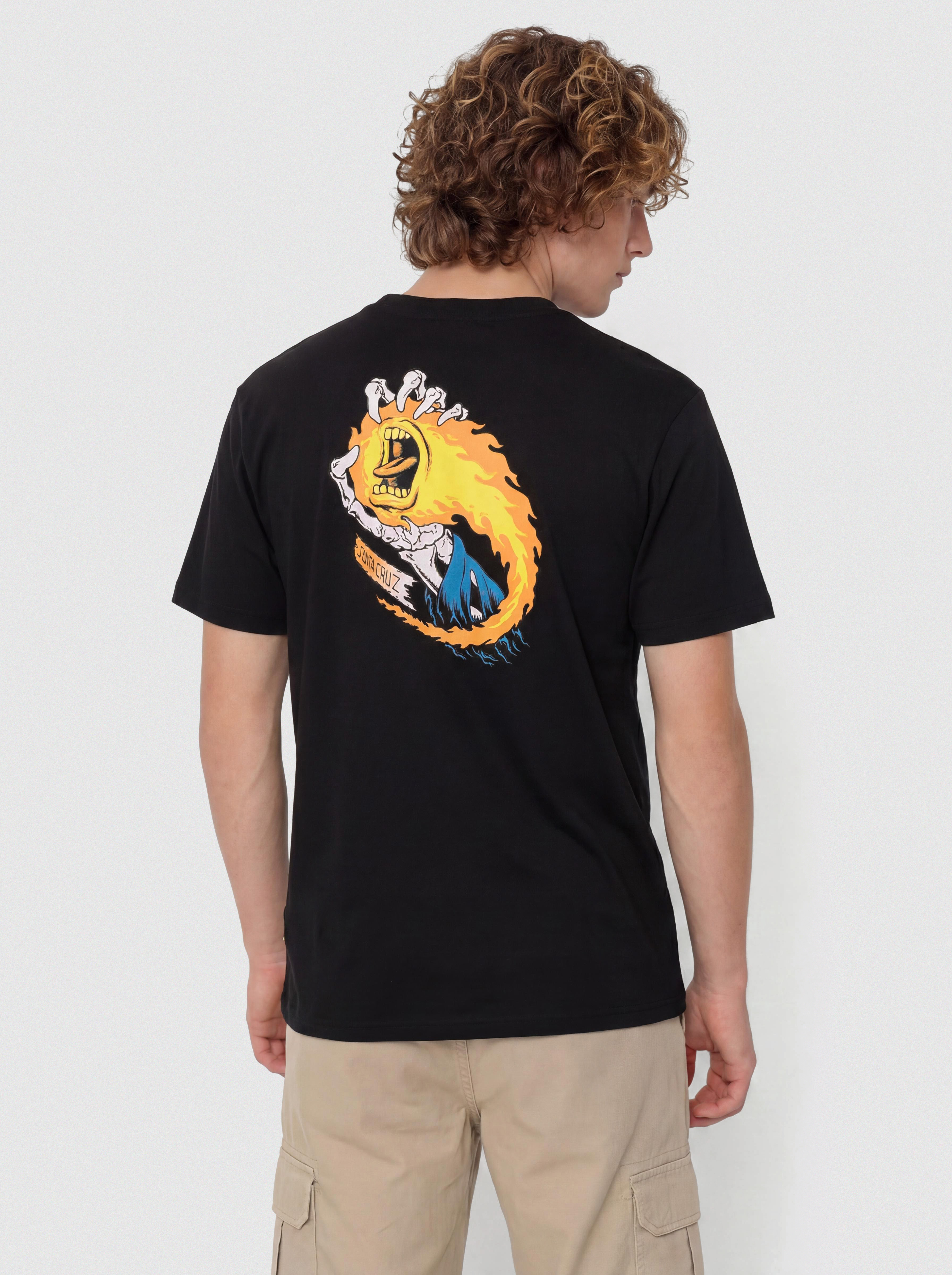 Tricou Santa Cruz O'Brien Scream Reaper (black)