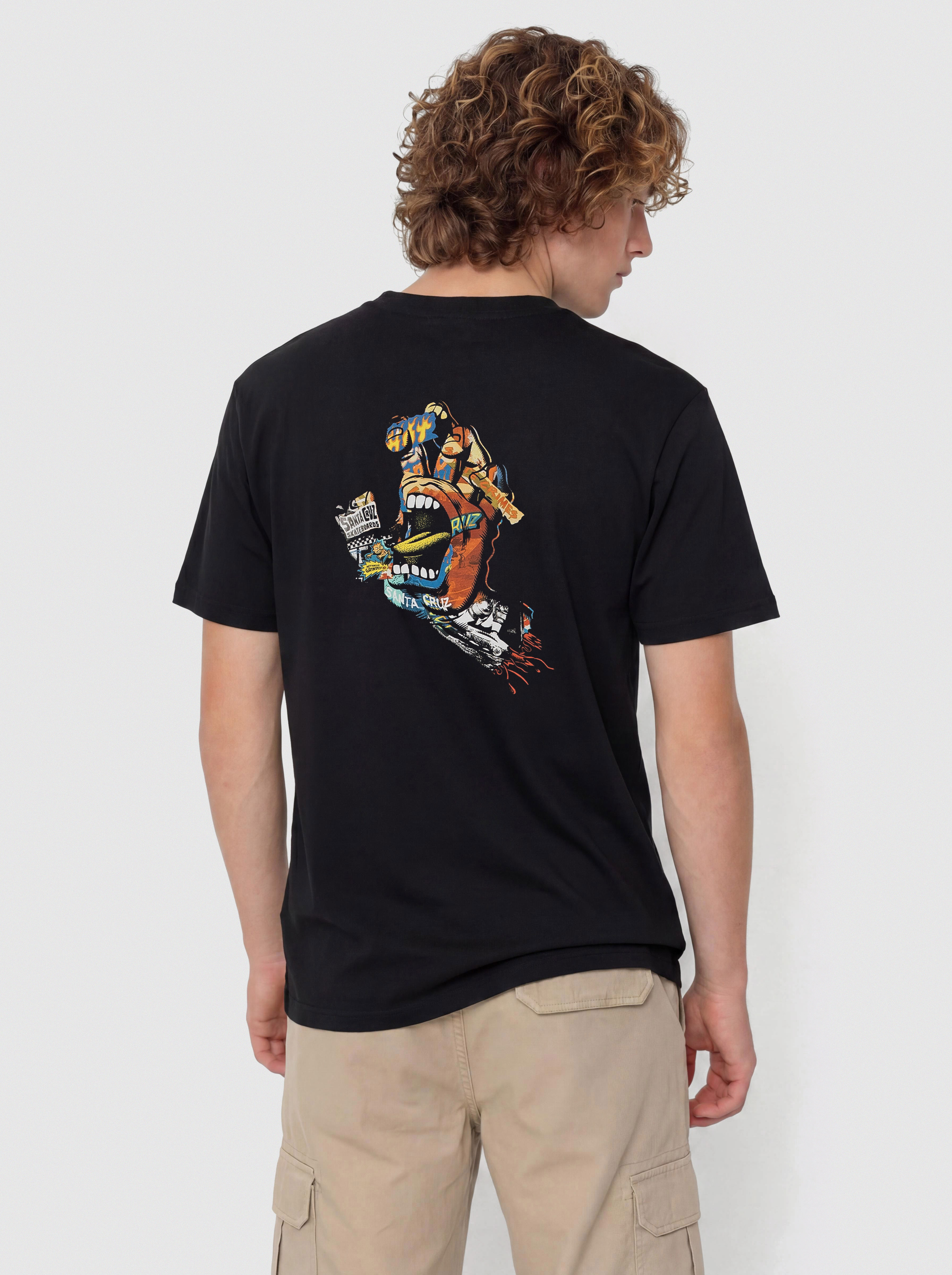 Tricou Santa Cruz Collage Hand (black)