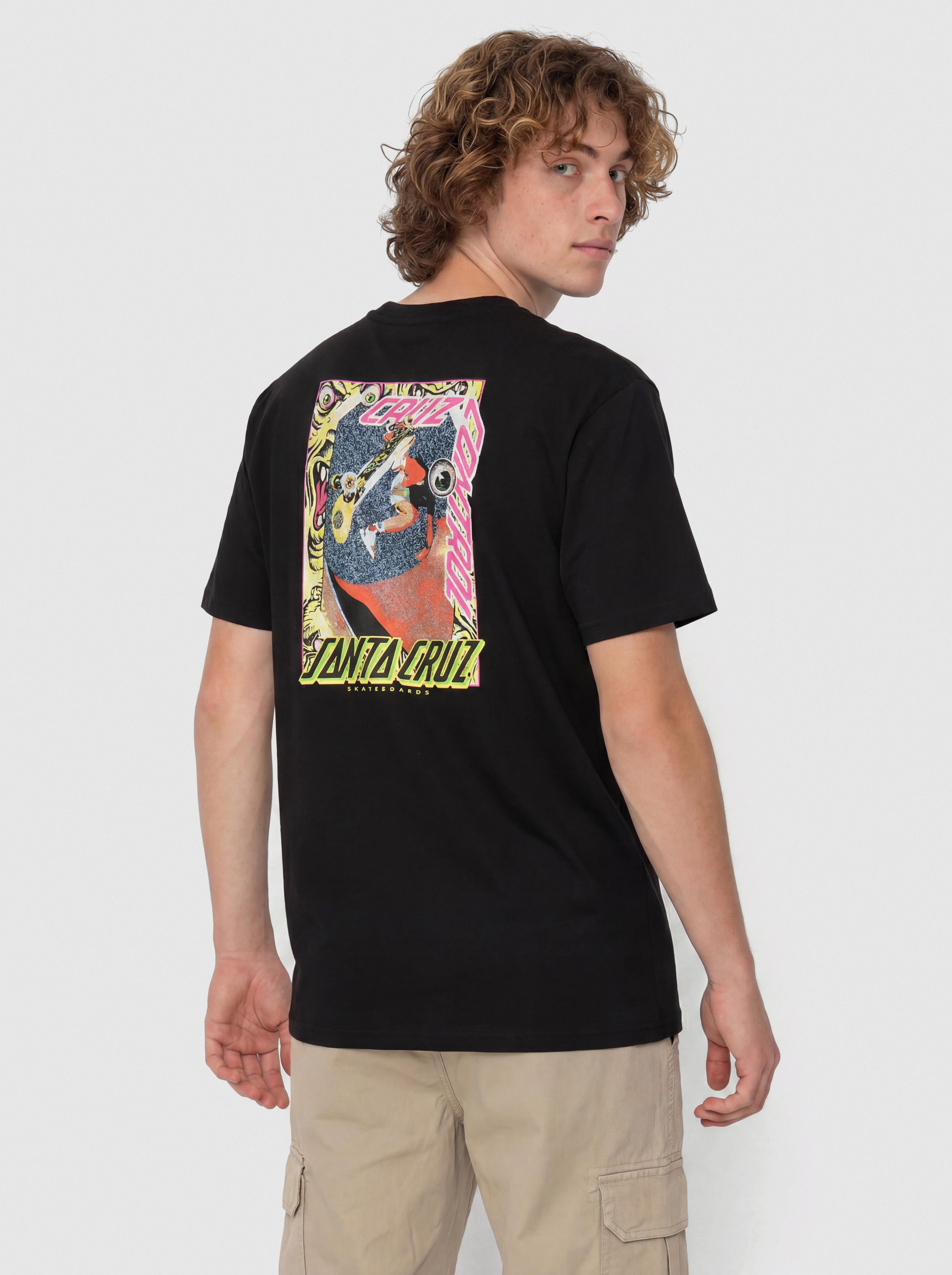 Tricou Santa Cruz Roskopp Cruz Control (black)